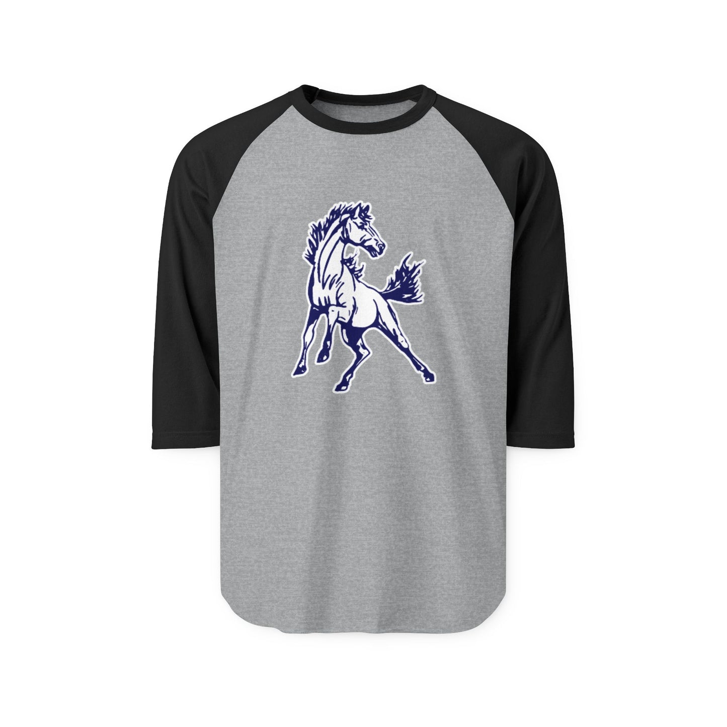 Horse Lover's Unisex Three-Quarter Sleeve Raglan Shirt | Equine Fashion, Animal Lover Gift, Casual Wear, Equestrian Style, Birthday Present
