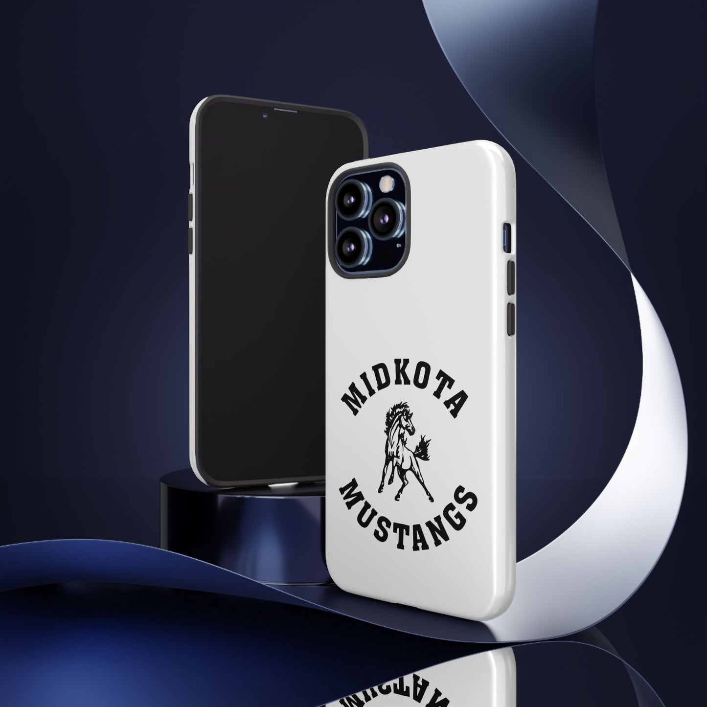 Midkota Mustangs Phone Case | Tough Cases, Customizable, Horse Lover Gift, School Spirit, Durable Protection for All Occasions