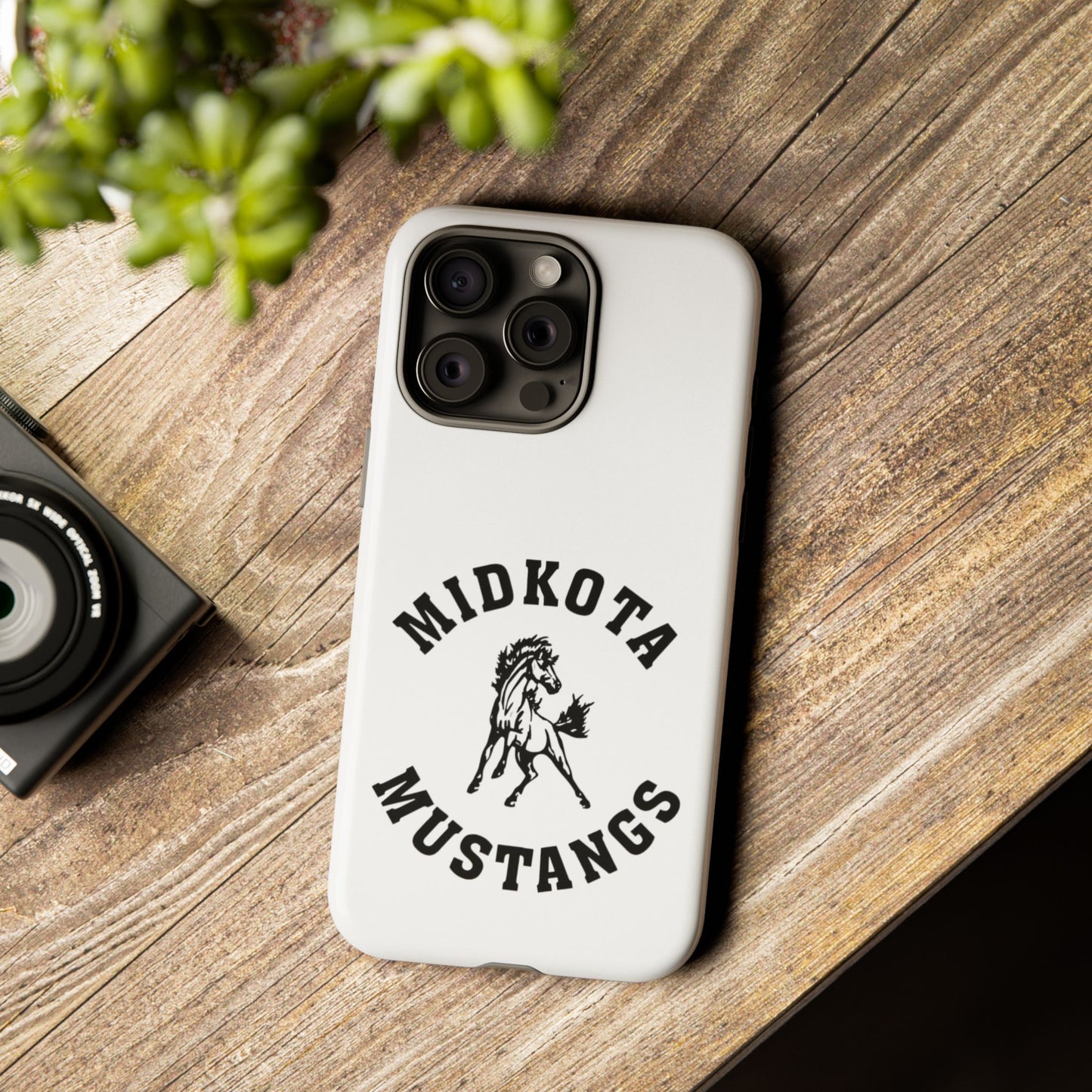 Midkota Mustangs Phone Case | Tough Cases, Customizable, Horse Lover Gift, School Spirit, Durable Protection for All Occasions