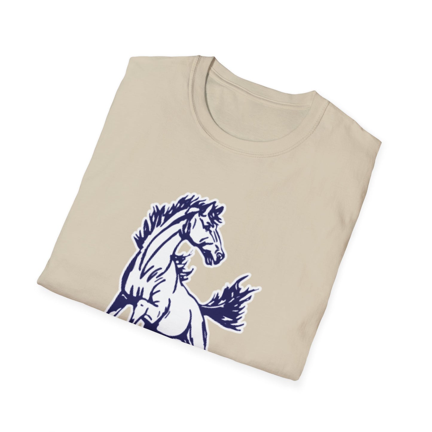 Horse Graphic Unisex Softstyle T-Shirt, Equestrian Gift, Animal Lover Tee, Casual Wear, Unique Horse Lover Shirt