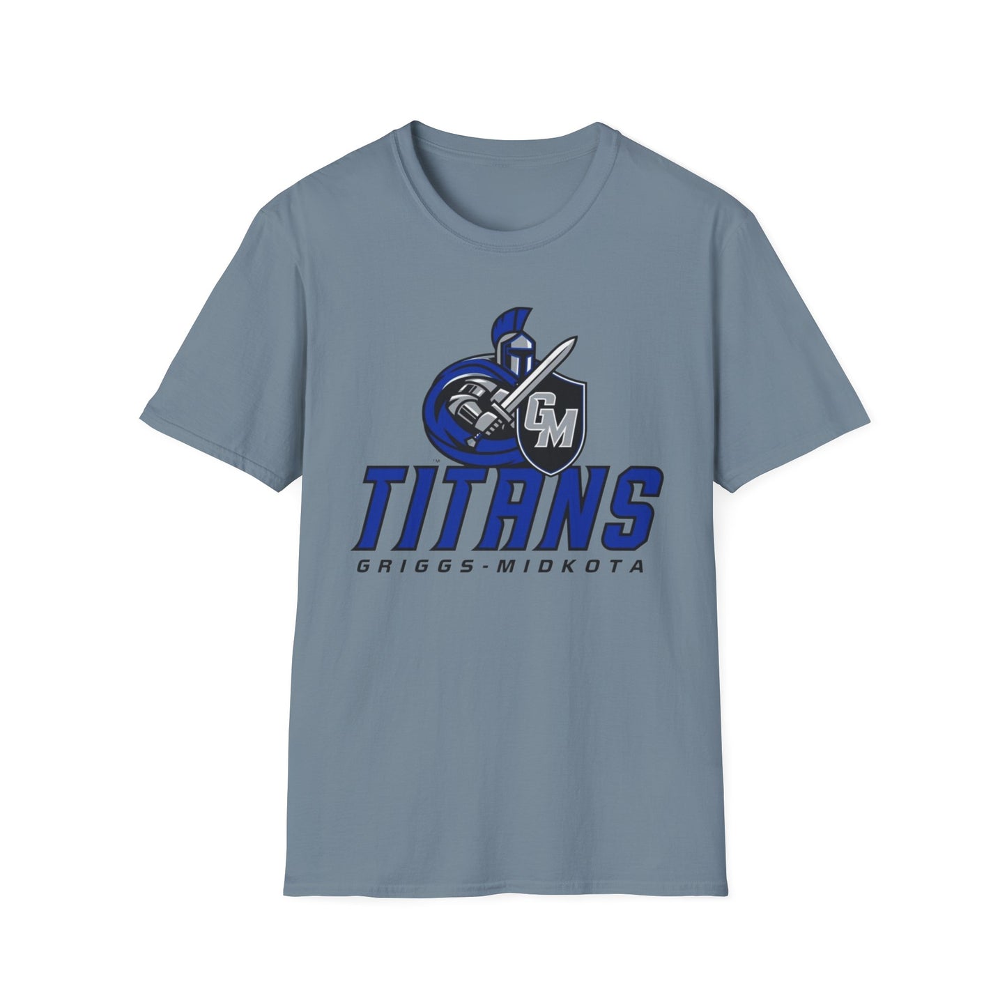 Griggs-Midkota Titans Unisex Softstyle T-Shirt, Casual Wear, Sports Fan Gear, Team Spirit Apparel, Perfect Gift for Events, School Spirit