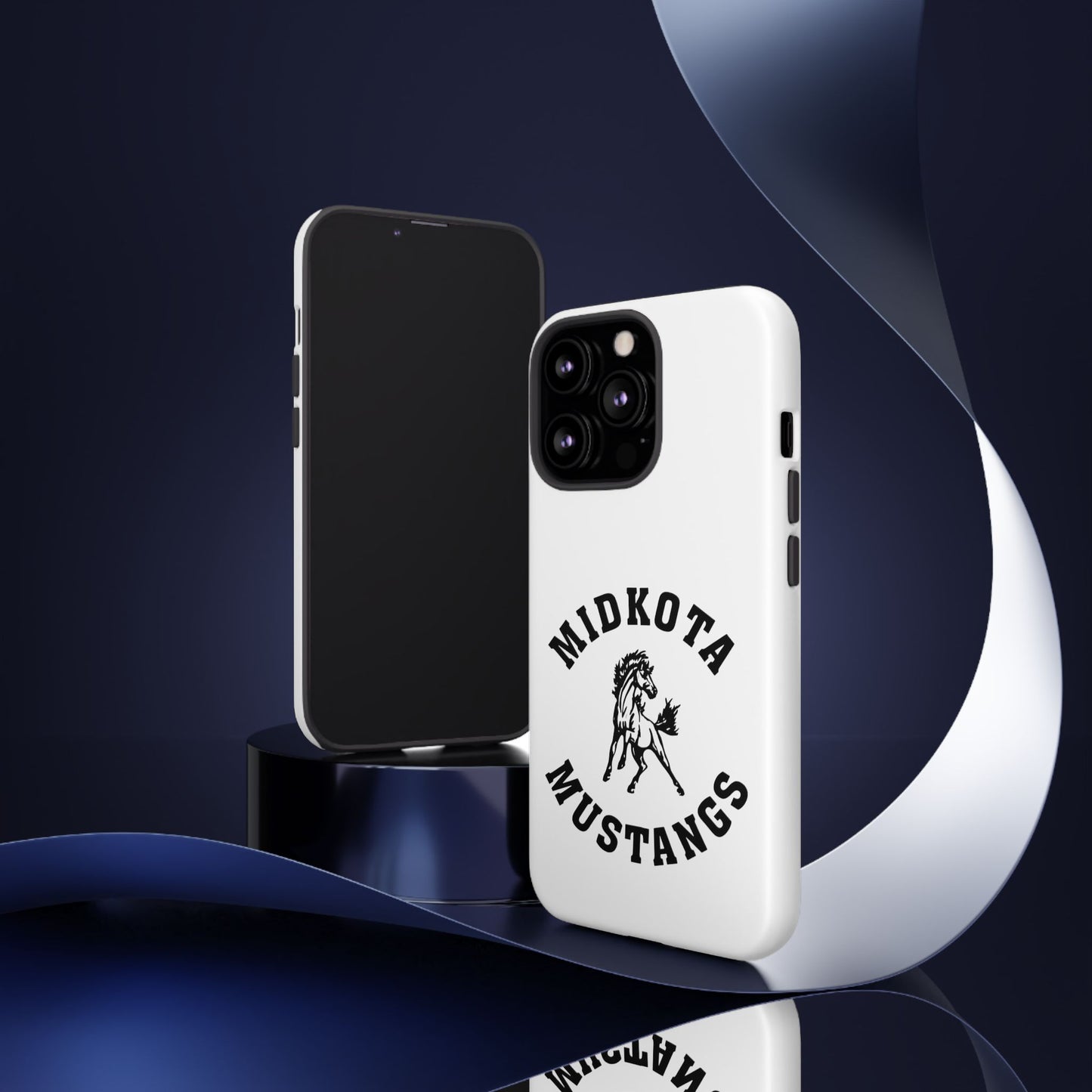 Midkota Mustangs Phone Case | Tough Cases, Customizable, Horse Lover Gift, School Spirit, Durable Protection for All Occasions