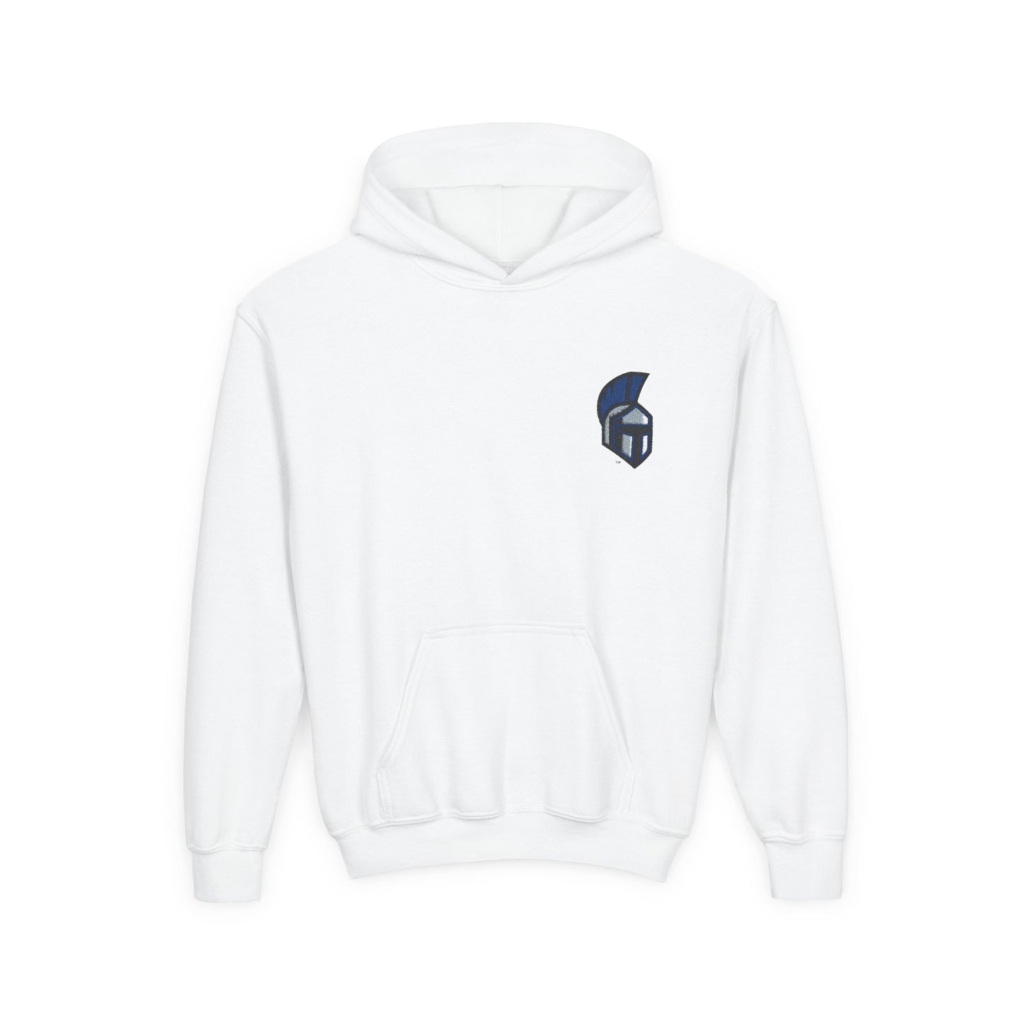 Youth Spartan Hooded Sweatshirt, Cozy Pullover, Perfect for School Spirit, Gifts for Students, Team Apparel, Casual Everyday Wear