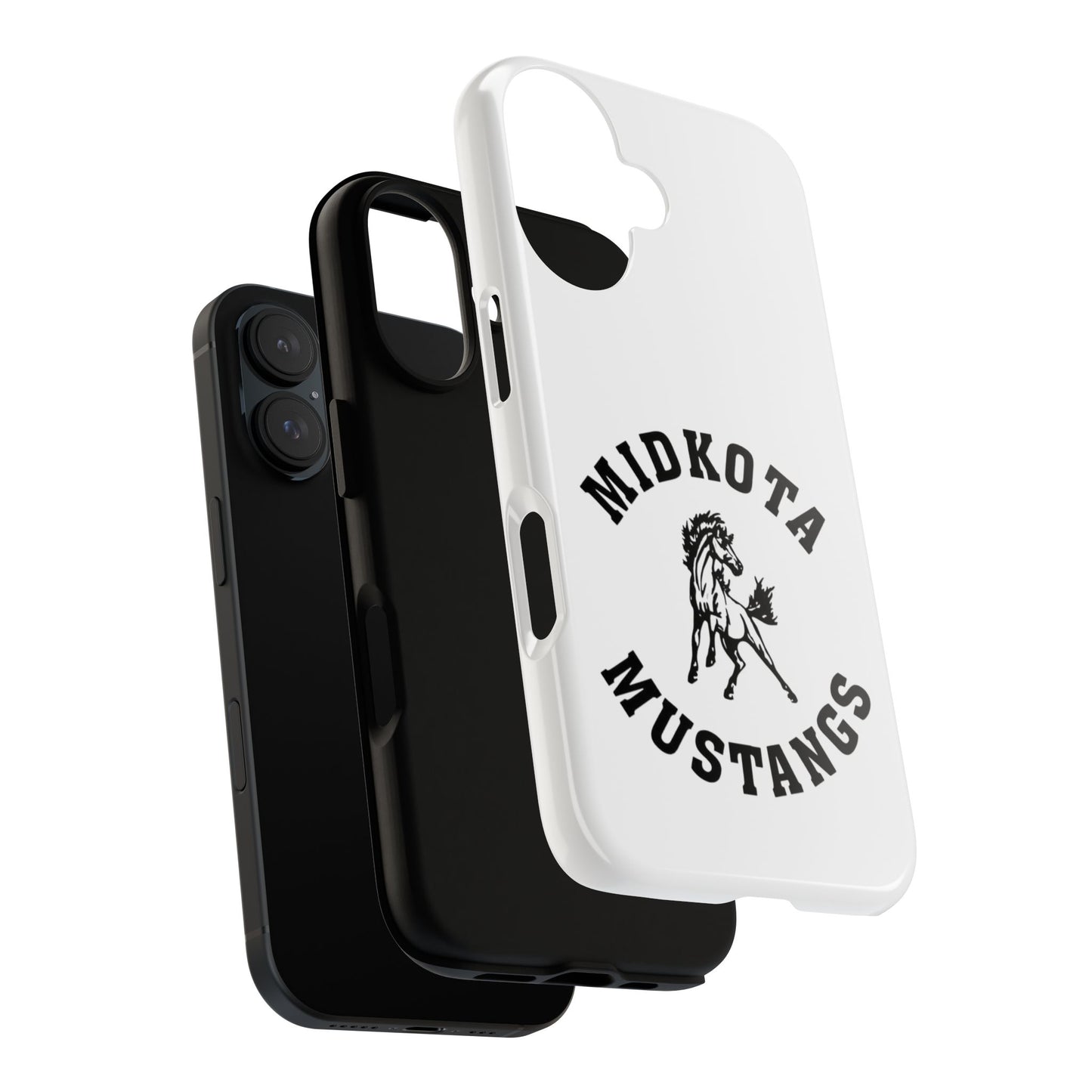 Midkota Mustangs Phone Case | Tough Cases, Customizable, Horse Lover Gift, School Spirit, Durable Protection for All Occasions