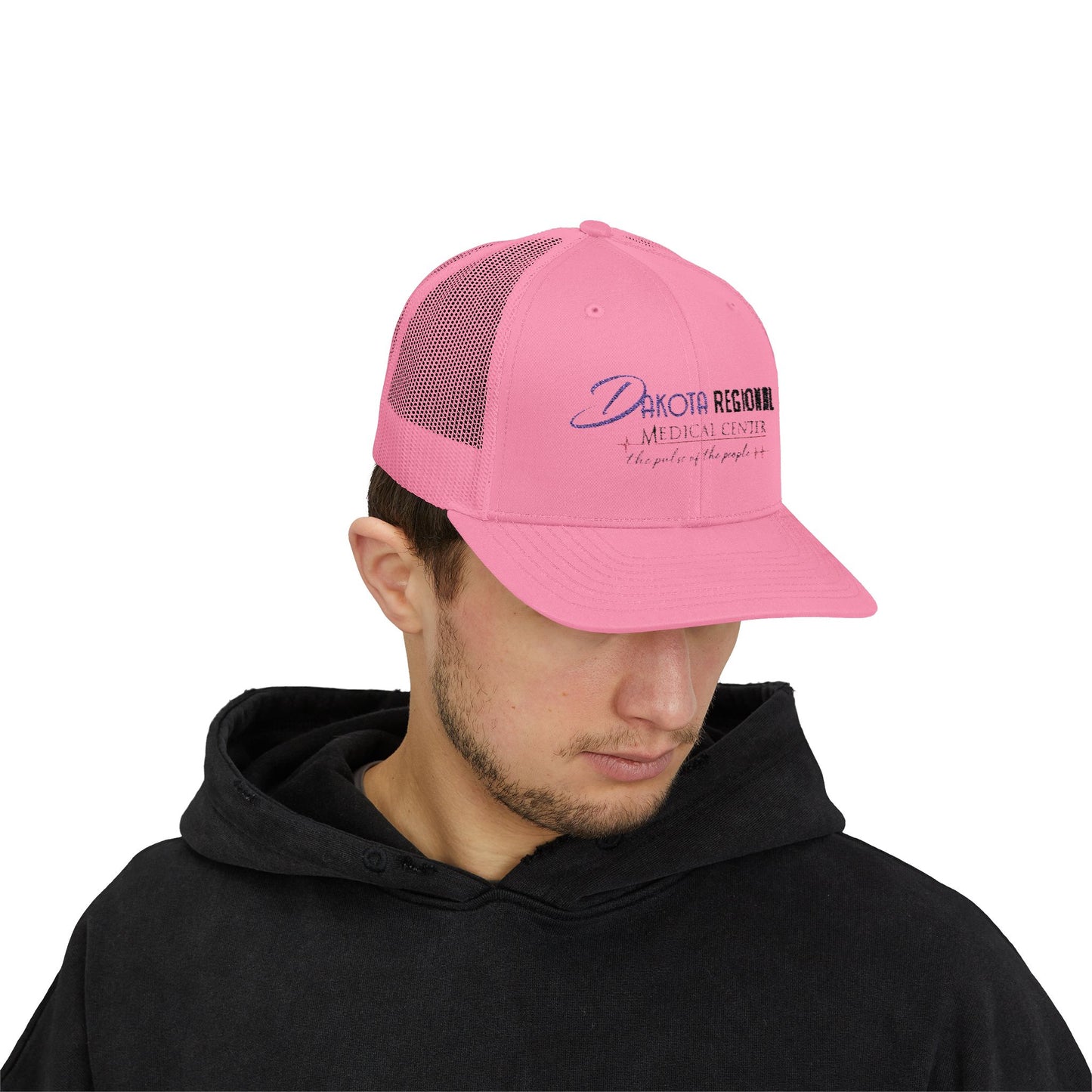 Dakota Regional Medical Center Snapback Trucker Cap, Custom Hat, Casual Everyday Wear, Gift for Him, Summer Accessory