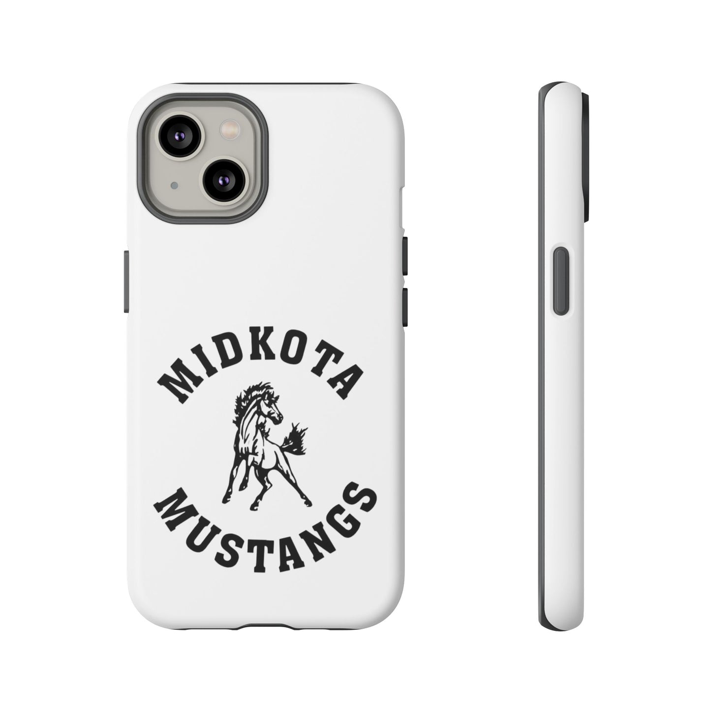 Midkota Mustangs Phone Case | Tough Cases, Customizable, Horse Lover Gift, School Spirit, Durable Protection for All Occasions