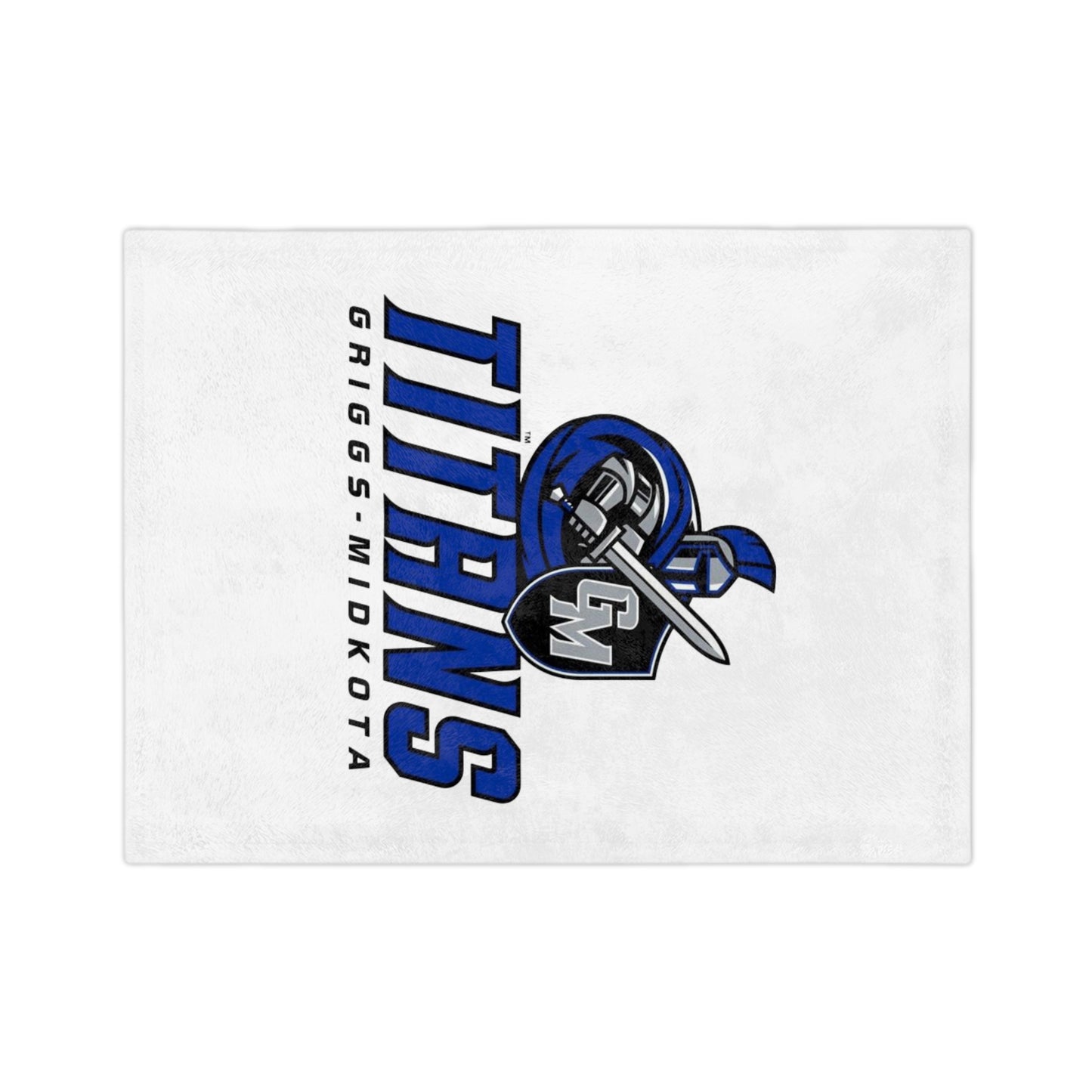 Custom Titan Velveteen Microfiber Blanket, Cozy Throw for Home, Sports Fan Gift, Soft Blanket for Outdoor Events, Graduation Celebration