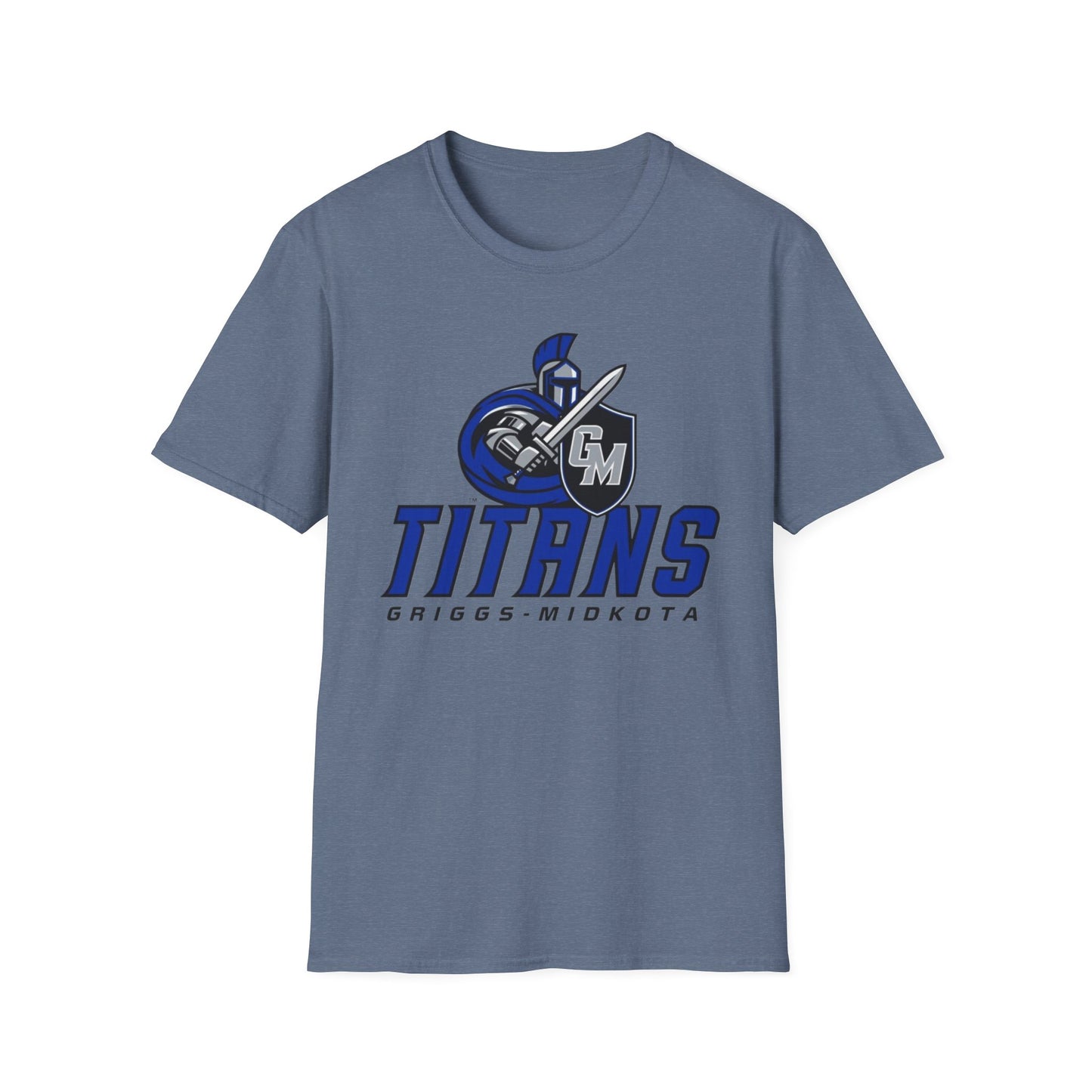 Griggs-Midkota Titans Unisex Softstyle T-Shirt, Casual Wear, Sports Fan Gear, Team Spirit Apparel, Perfect Gift for Events, School Spirit