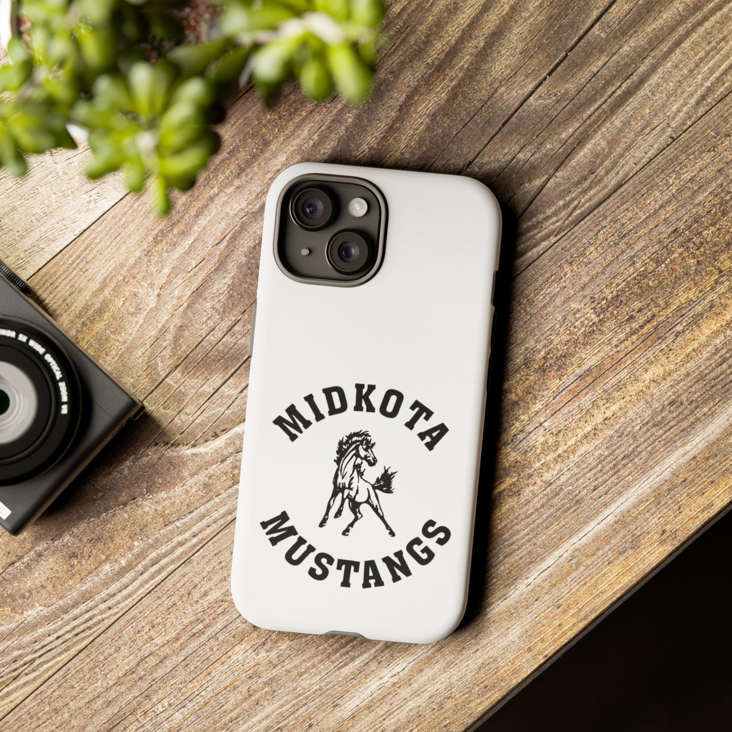 Midkota Mustangs Phone Case | Tough Cases, Customizable, Horse Lover Gift, School Spirit, Durable Protection for All Occasions
