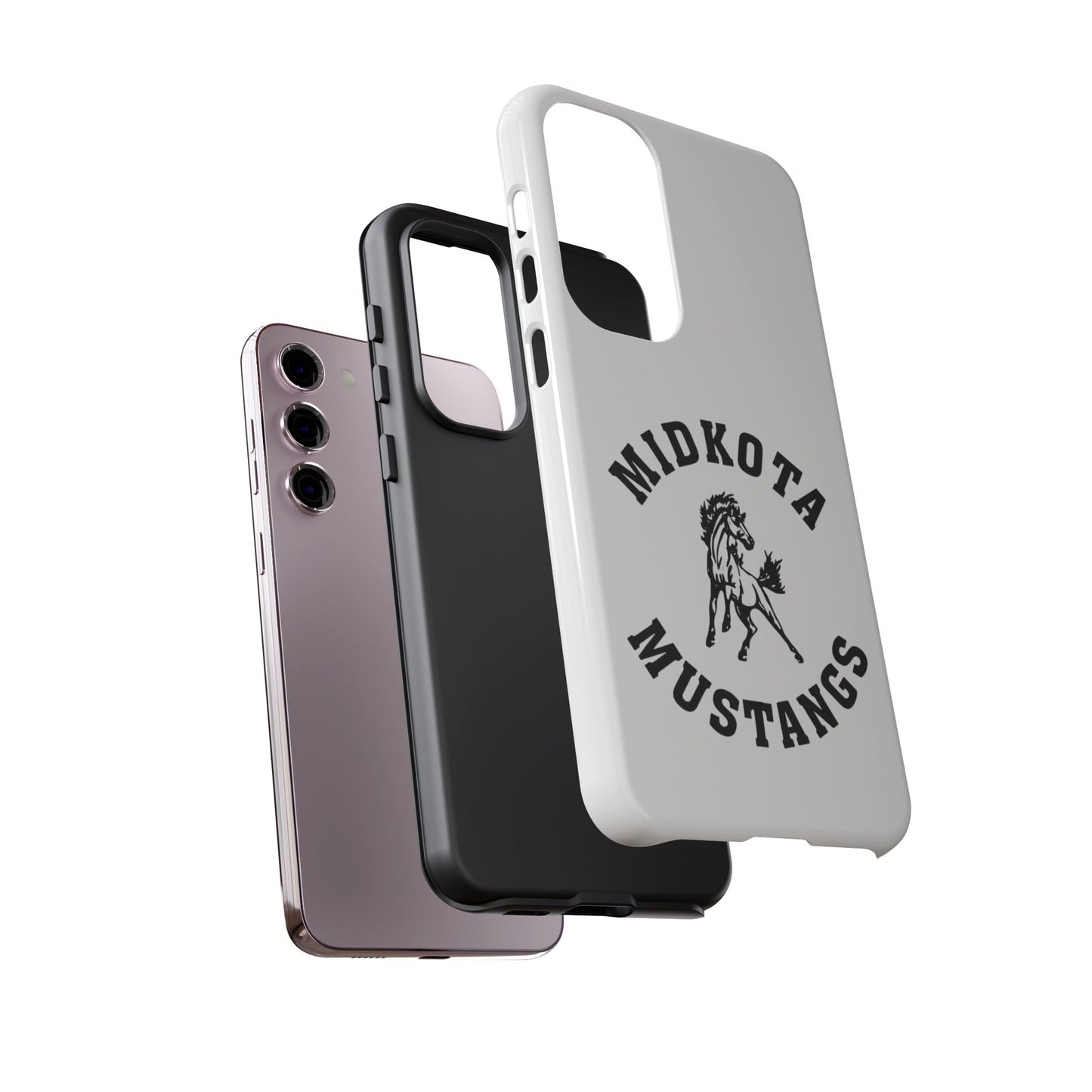 Midkota Mustangs Phone Case | Tough Cases, Customizable, Horse Lover Gift, School Spirit, Durable Protection for All Occasions