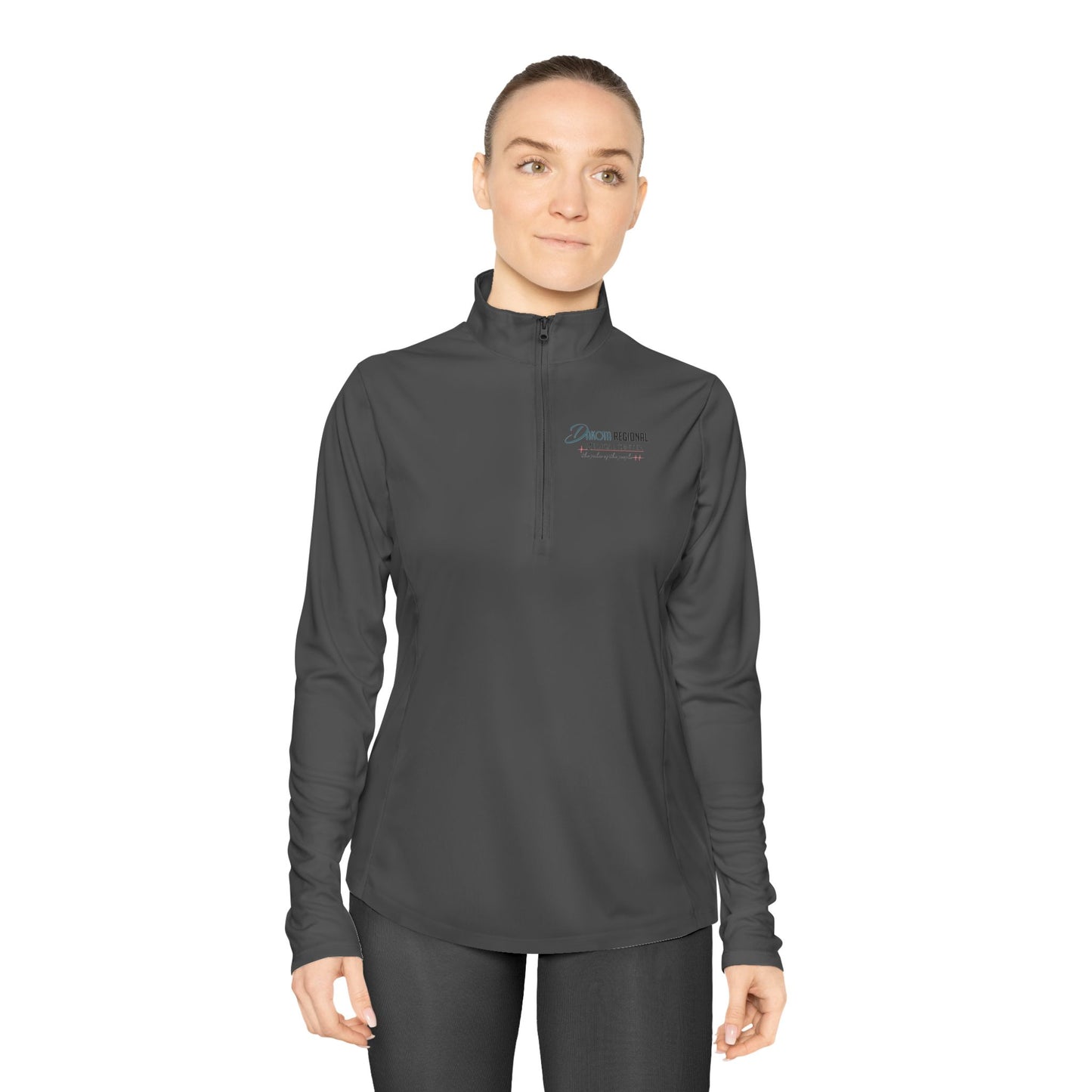 Ladies Quarter-Zip Pullover for Cozy Comfort, Casual Wear, Layering, Gift for Her, Active Lifestyle Apparel