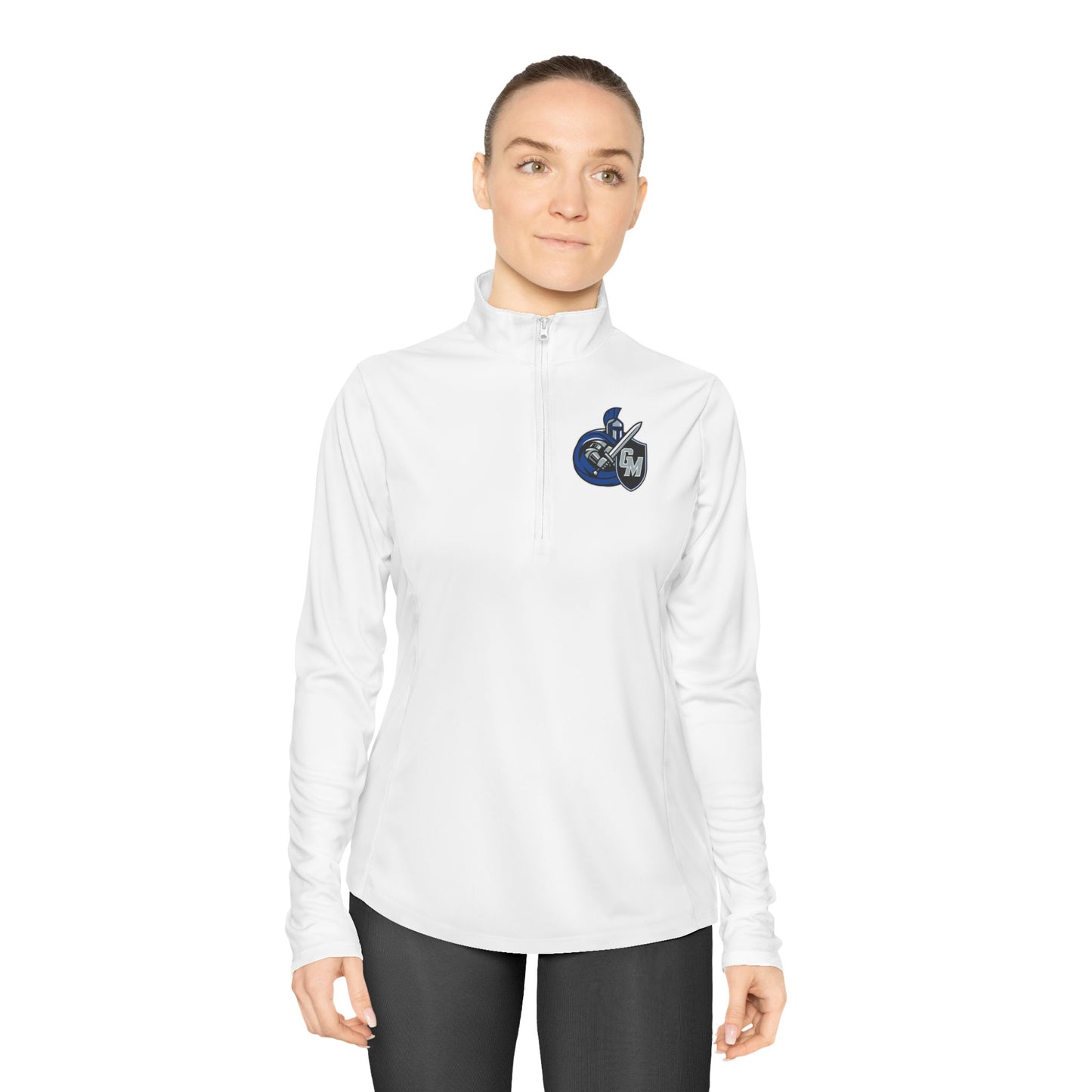 Stylish Ladies Quarter-Zip Pullover for Active Women, Lightweight Sportswear, Perfect for Outdoors, Gift for Her