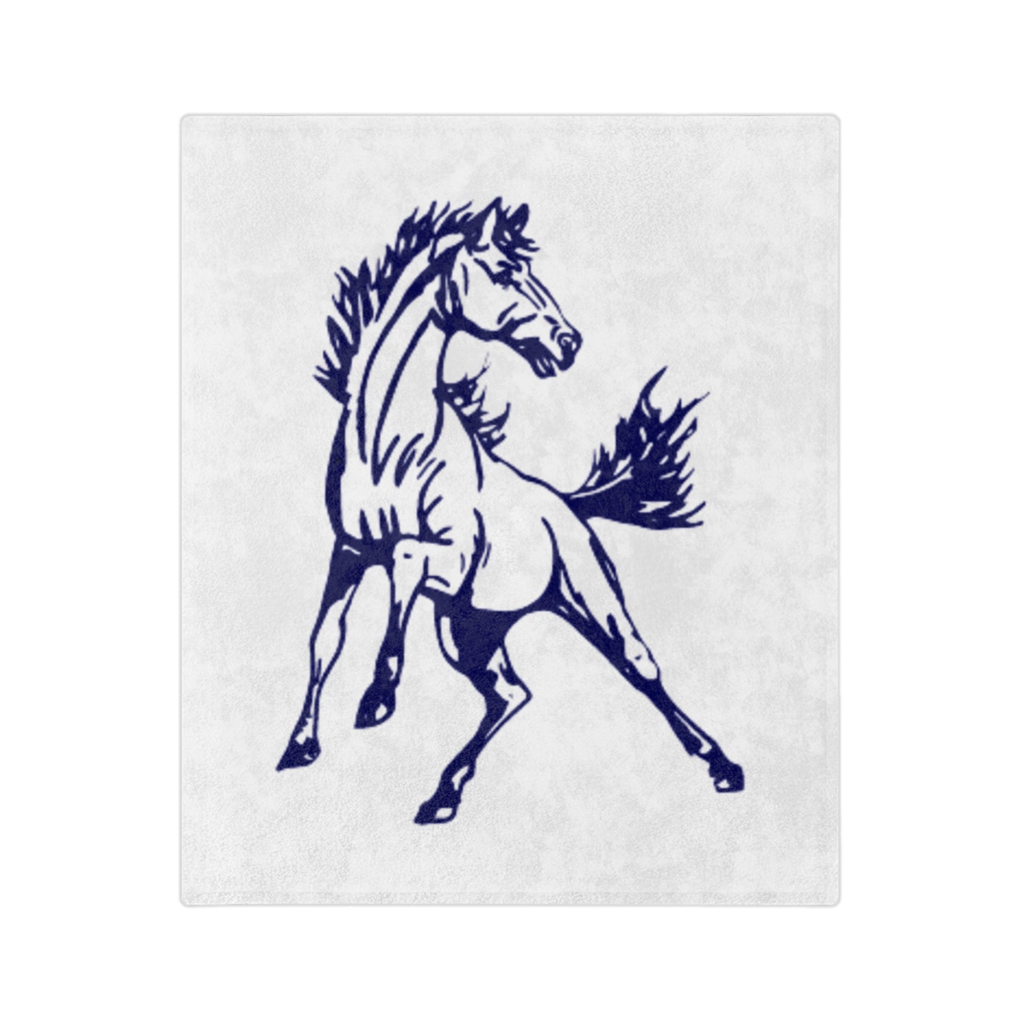 Horse-Themed Velveteen Microfiber Blanket | Cozy Throw for Equine Lovers, Great for Gifting, Horse Decor, Soft & Warm Blanket