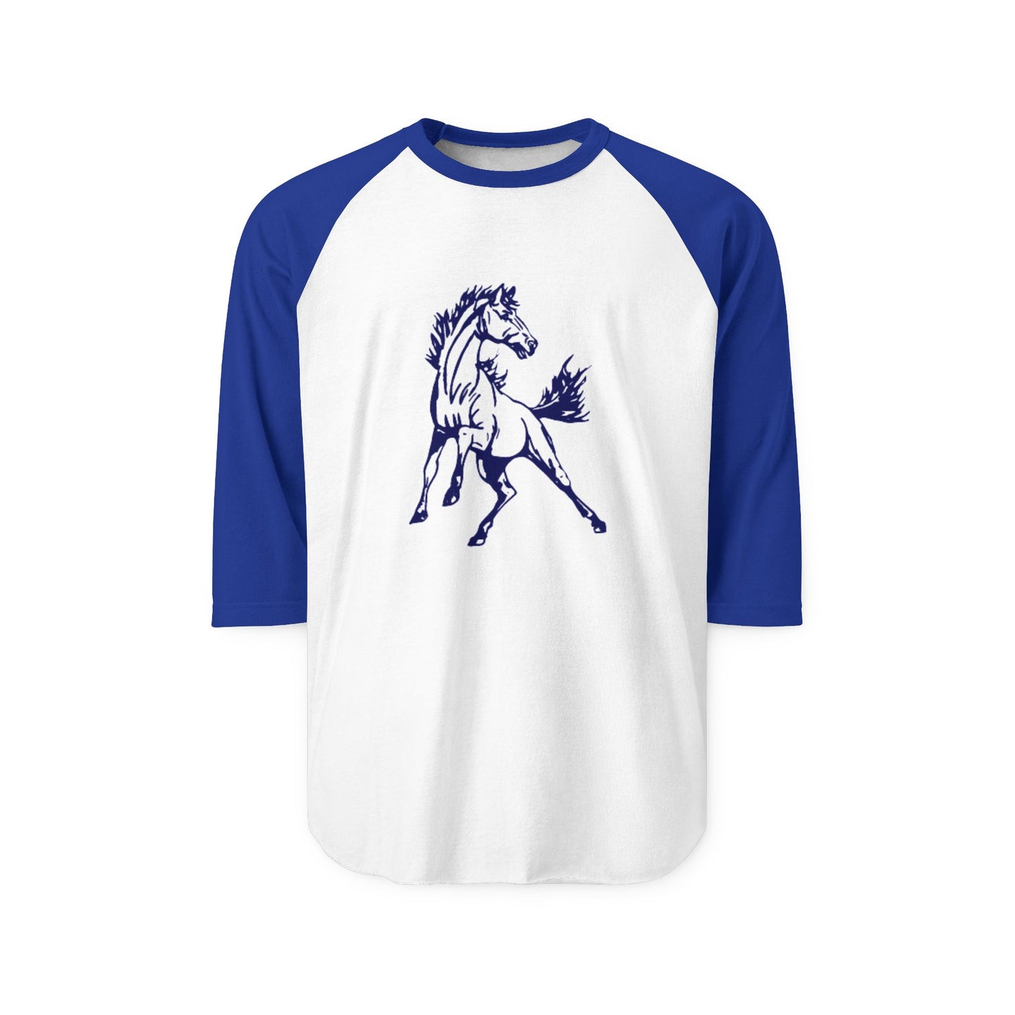 Horse Lover's Unisex Three-Quarter Sleeve Raglan Shirt | Equine Fashion, Animal Lover Gift, Casual Wear, Equestrian Style, Birthday Present