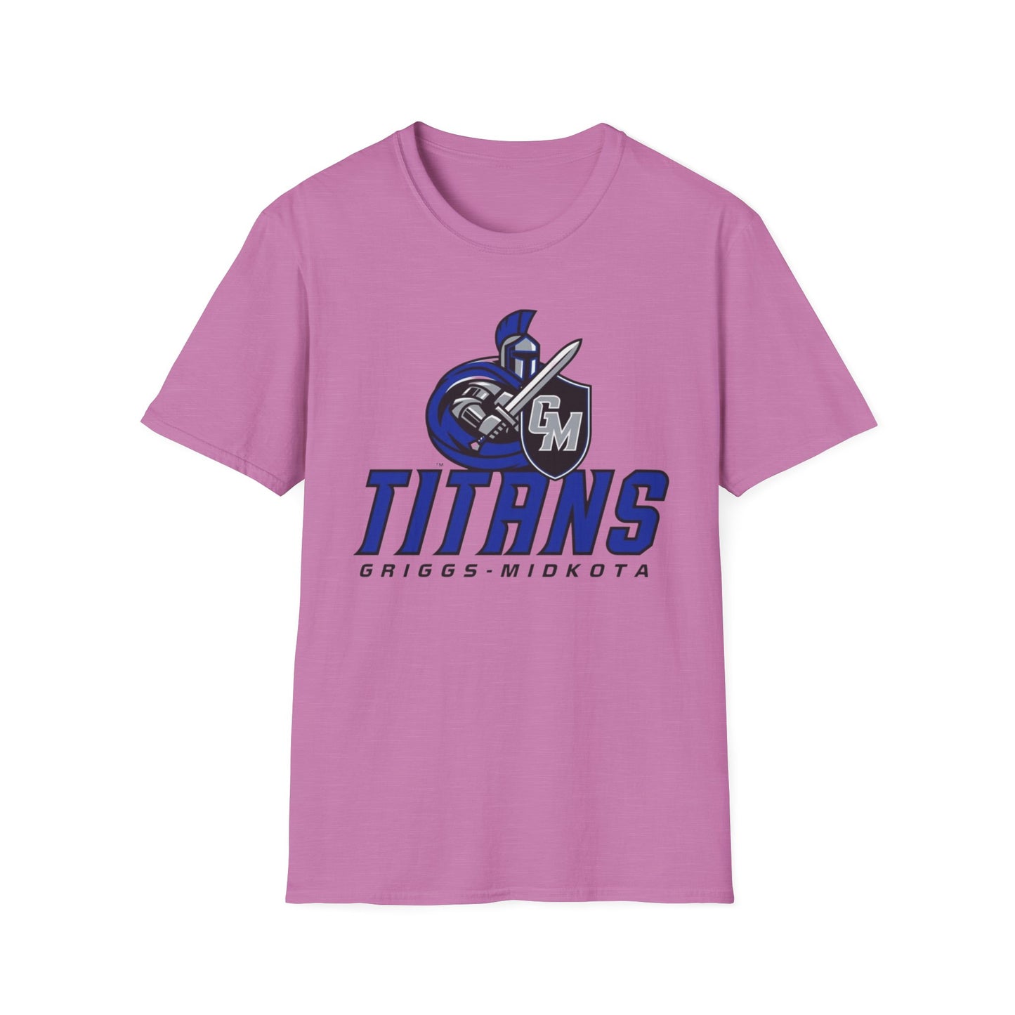 Griggs-Midkota Titans Unisex Softstyle T-Shirt, Casual Wear, Sports Fan Gear, Team Spirit Apparel, Perfect Gift for Events, School Spirit
