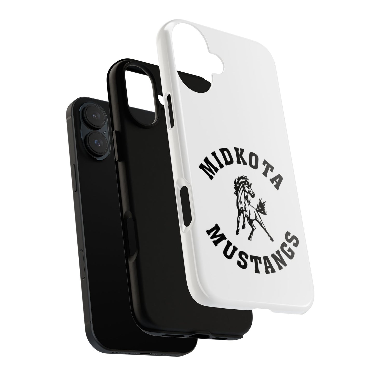 Midkota Mustangs Phone Case | Tough Cases, Customizable, Horse Lover Gift, School Spirit, Durable Protection for All Occasions
