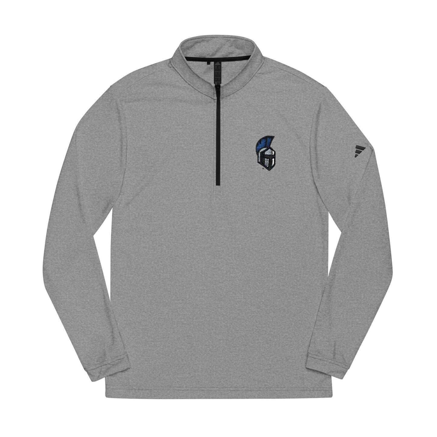 Stylish Quarter-Zip Pullover with Embroidered Design, Athletic Wear, Gym Layer, Casual Hoodie for Men and Women, Gift for Sports Enthusiasts