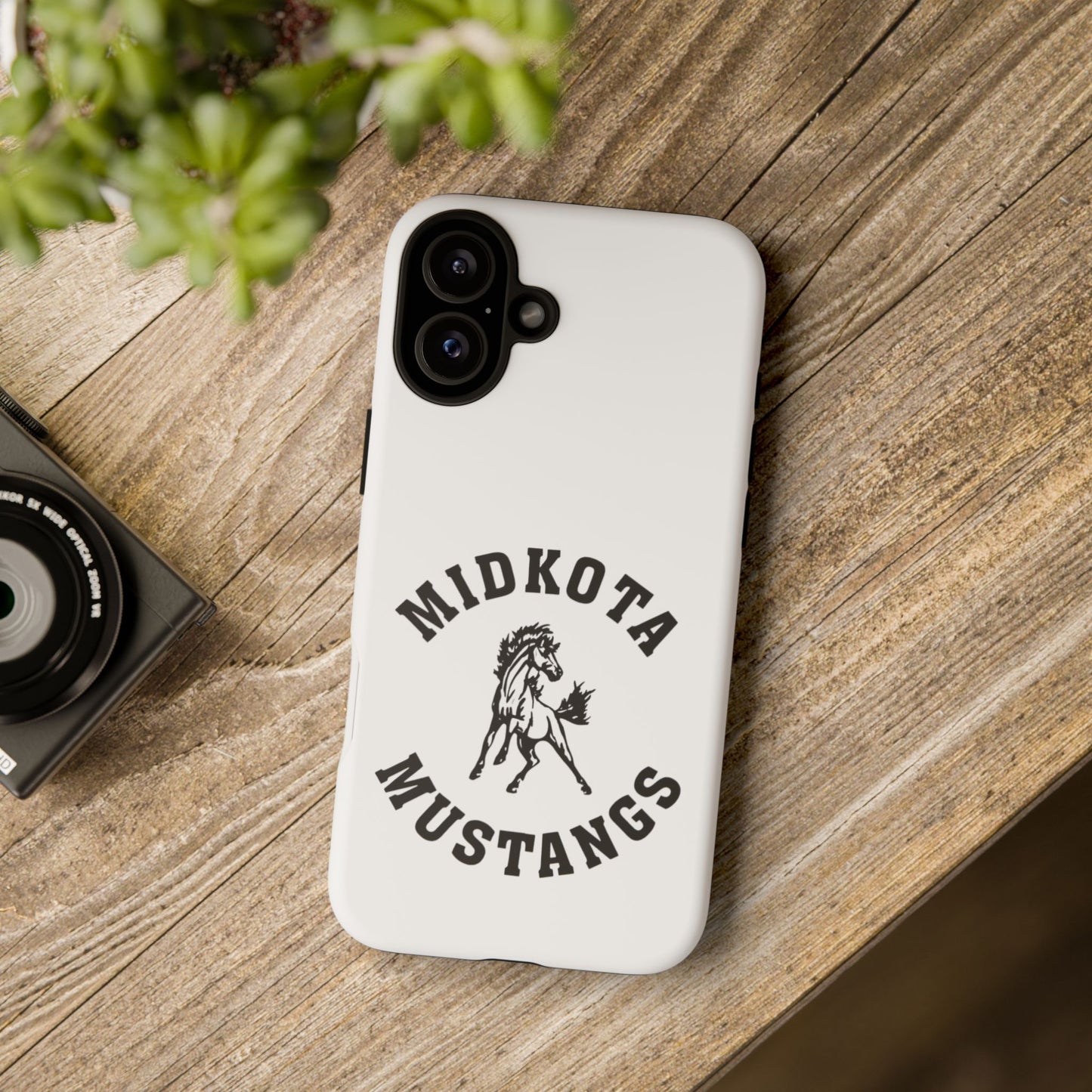 Midkota Mustangs Phone Case | Tough Cases, Customizable, Horse Lover Gift, School Spirit, Durable Protection for All Occasions