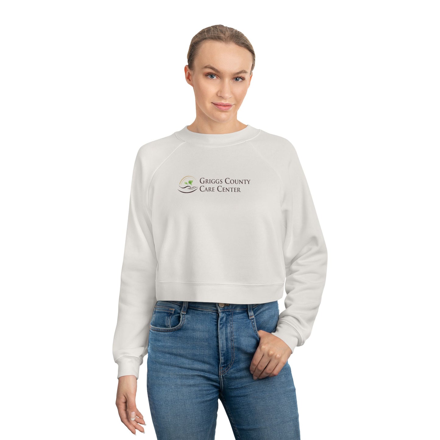 Chic Women's Cropped Fleece Pullover - Cozy Gift, Casual Wear, Workout Top, Trendy Layering, Perfect for Spring!