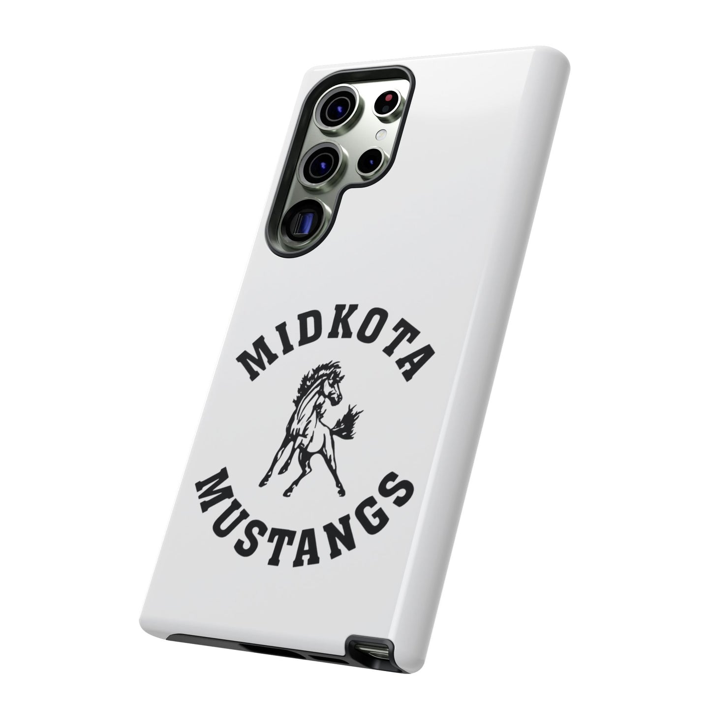 Midkota Mustangs Phone Case | Tough Cases, Customizable, Horse Lover Gift, School Spirit, Durable Protection for All Occasions