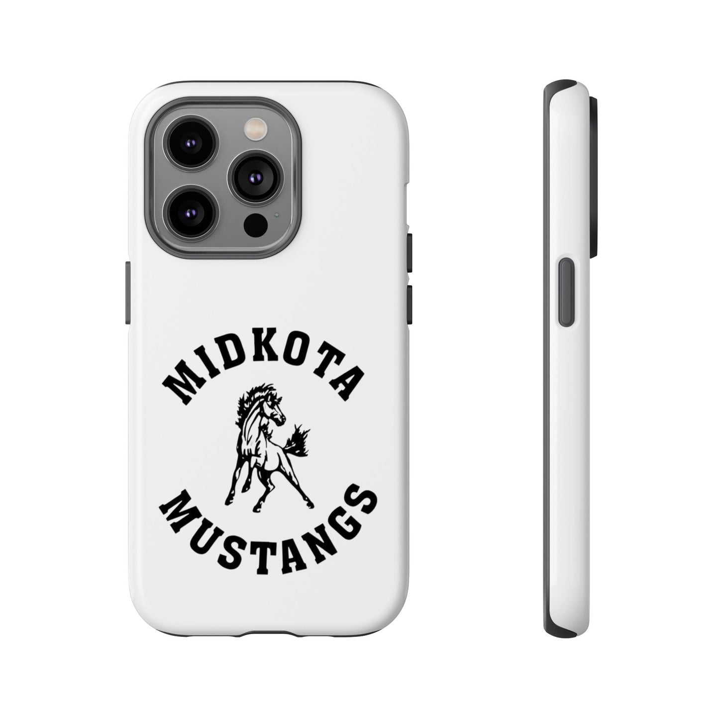 Midkota Mustangs Phone Case | Tough Cases, Customizable, Horse Lover Gift, School Spirit, Durable Protection for All Occasions