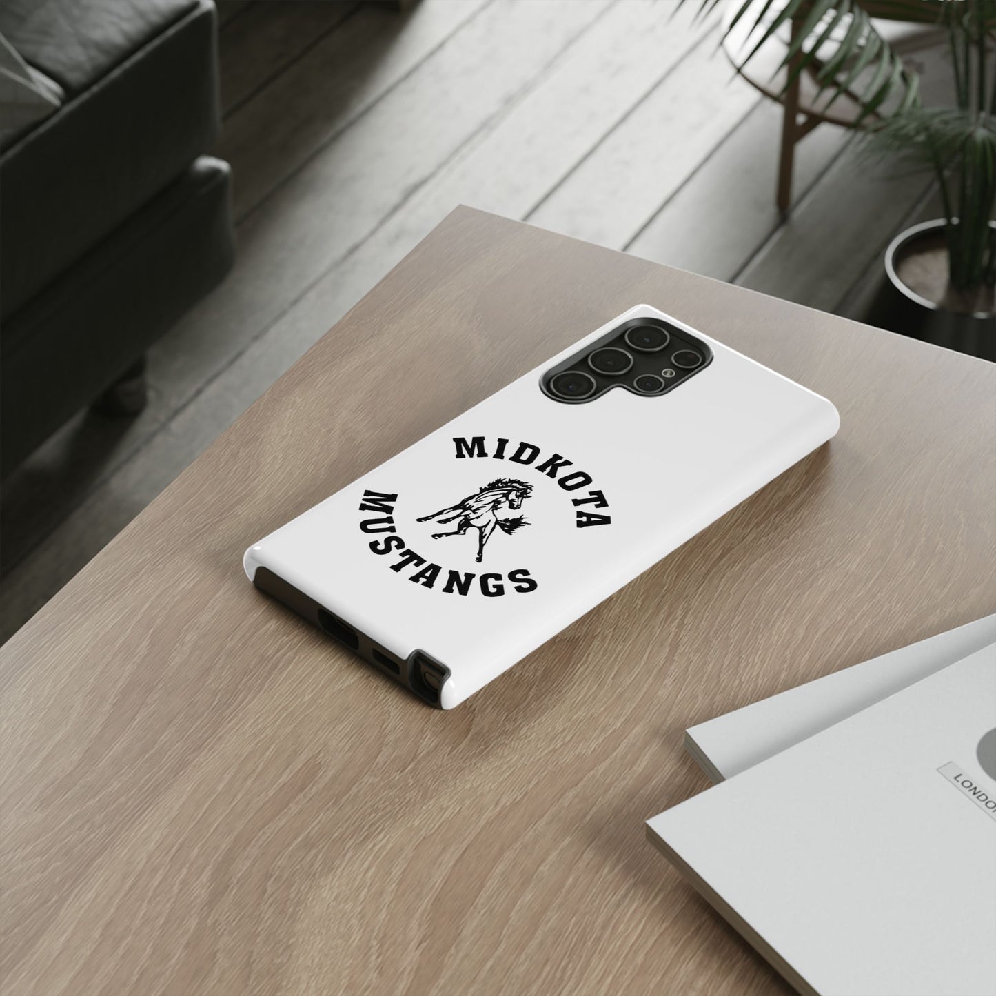 Midkota Mustangs Phone Case | Tough Cases, Customizable, Horse Lover Gift, School Spirit, Durable Protection for All Occasions