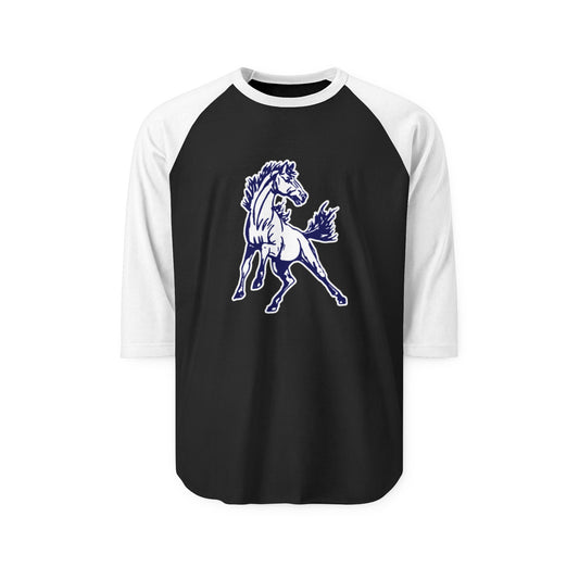 Horse Lover's Unisex Three-Quarter Sleeve Raglan Shirt | Equine Fashion, Animal Lover Gift, Casual Wear, Equestrian Style, Birthday Present