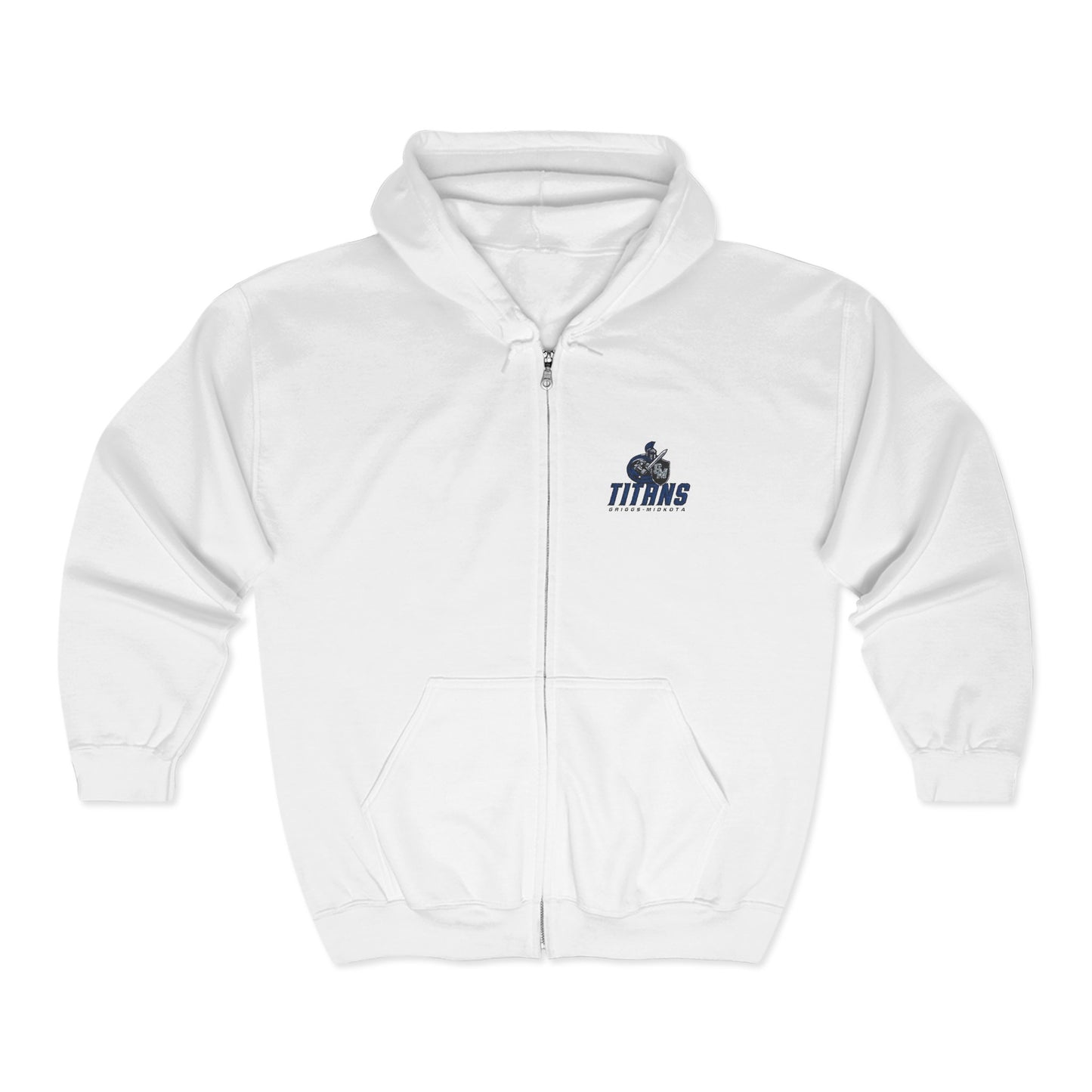 Unisex Heavy Blend™ Full Zip Hooded Sweatshirt - Cozy Titans Hoodie for Sports, Casual Wear, Team Spirit, Gifts, Fall Fashion