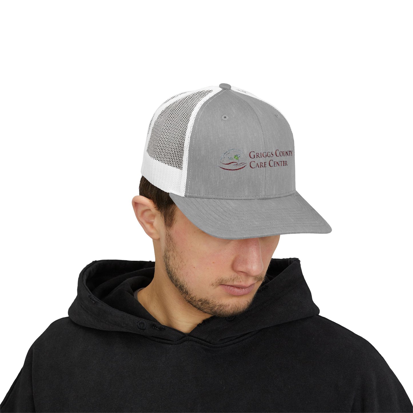 Trendy Gray Snapback Trucker Cap for Everyday Style, Gifts for Him, Custom Hats for Events, Outdoor Accessories, Casual Wear