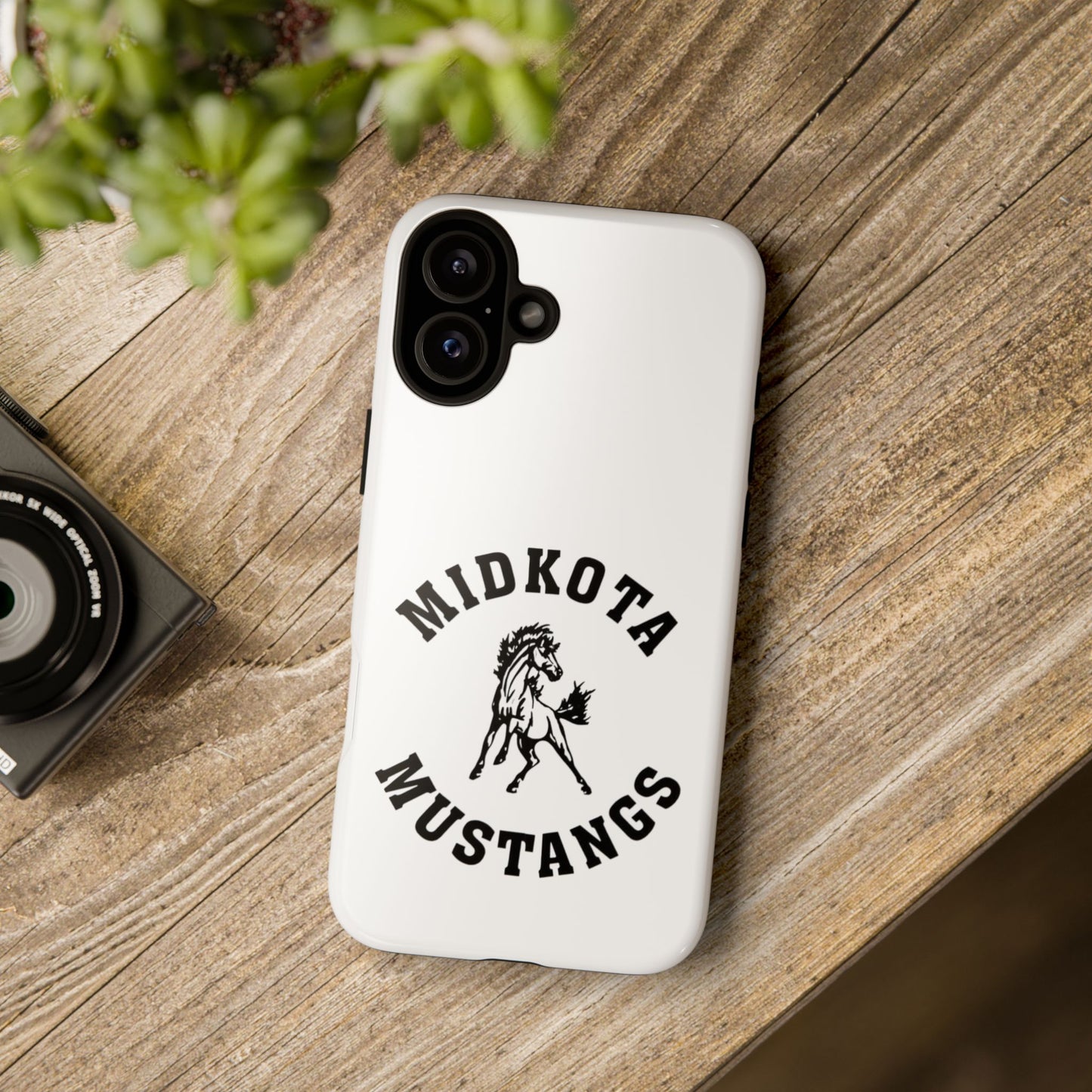 Midkota Mustangs Phone Case | Tough Cases, Customizable, Horse Lover Gift, School Spirit, Durable Protection for All Occasions