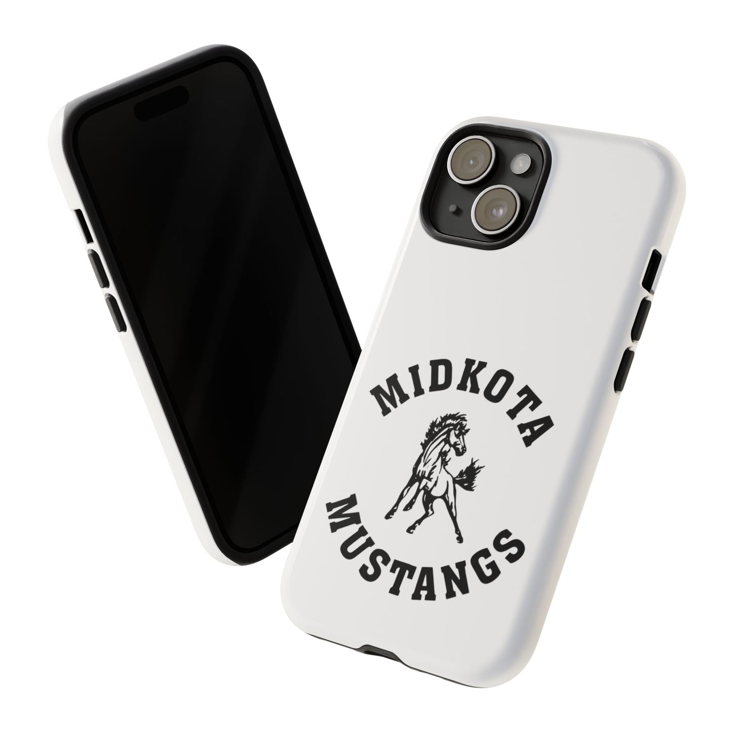 Midkota Mustangs Phone Case | Tough Cases, Customizable, Horse Lover Gift, School Spirit, Durable Protection for All Occasions