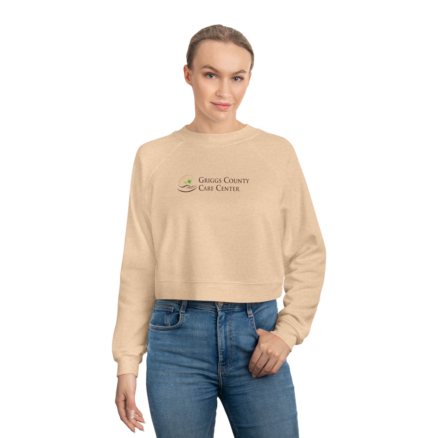 Chic Women's Cropped Fleece Pullover - Cozy Gift, Casual Wear, Workout Top, Trendy Layering, Perfect for Spring!