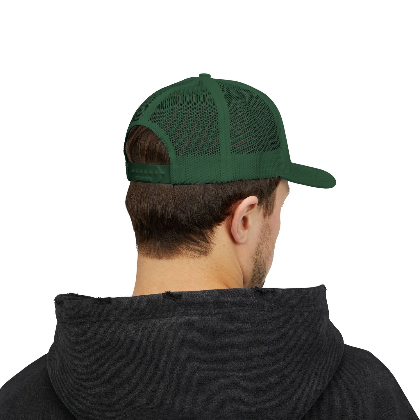 Trendy Gray Snapback Trucker Cap for Everyday Style, Gifts for Him, Custom Hats for Events, Outdoor Accessories, Casual Wear