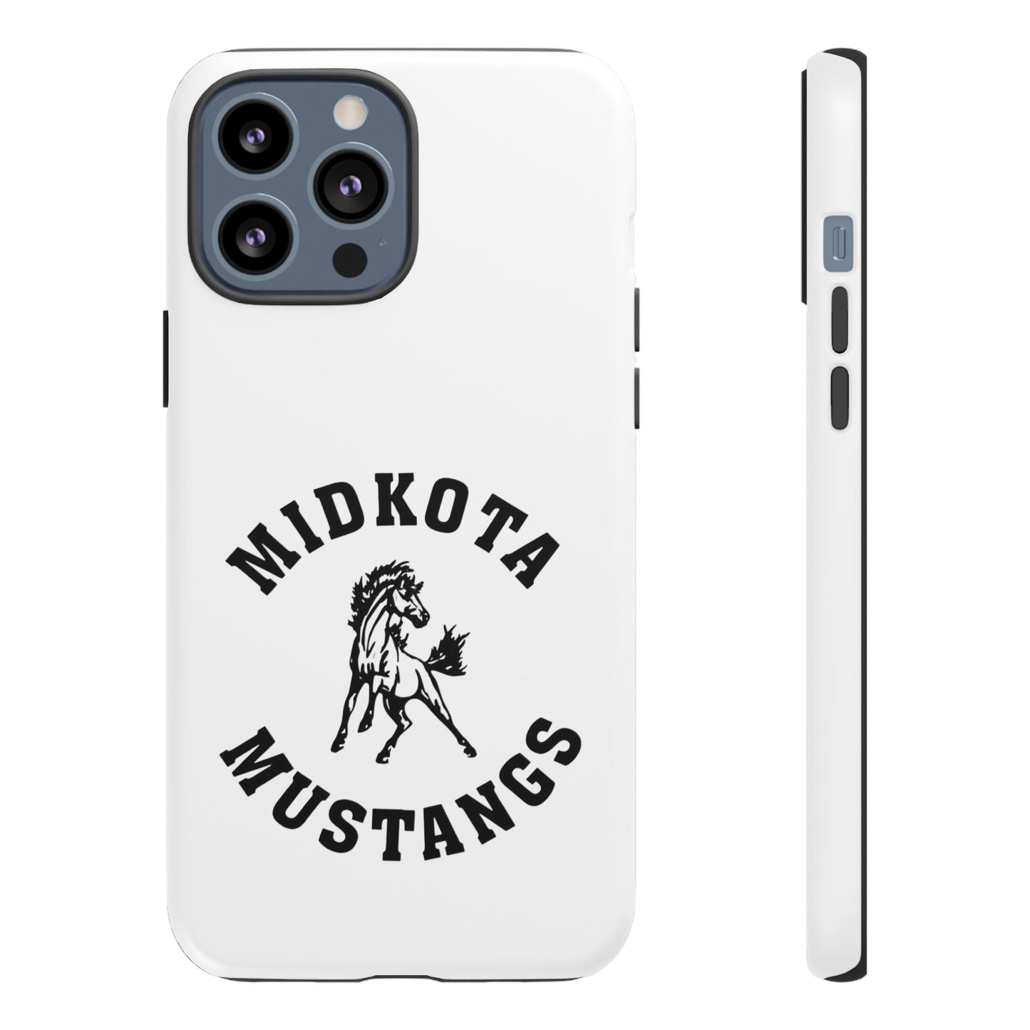 Midkota Mustangs Phone Case | Tough Cases, Customizable, Horse Lover Gift, School Spirit, Durable Protection for All Occasions