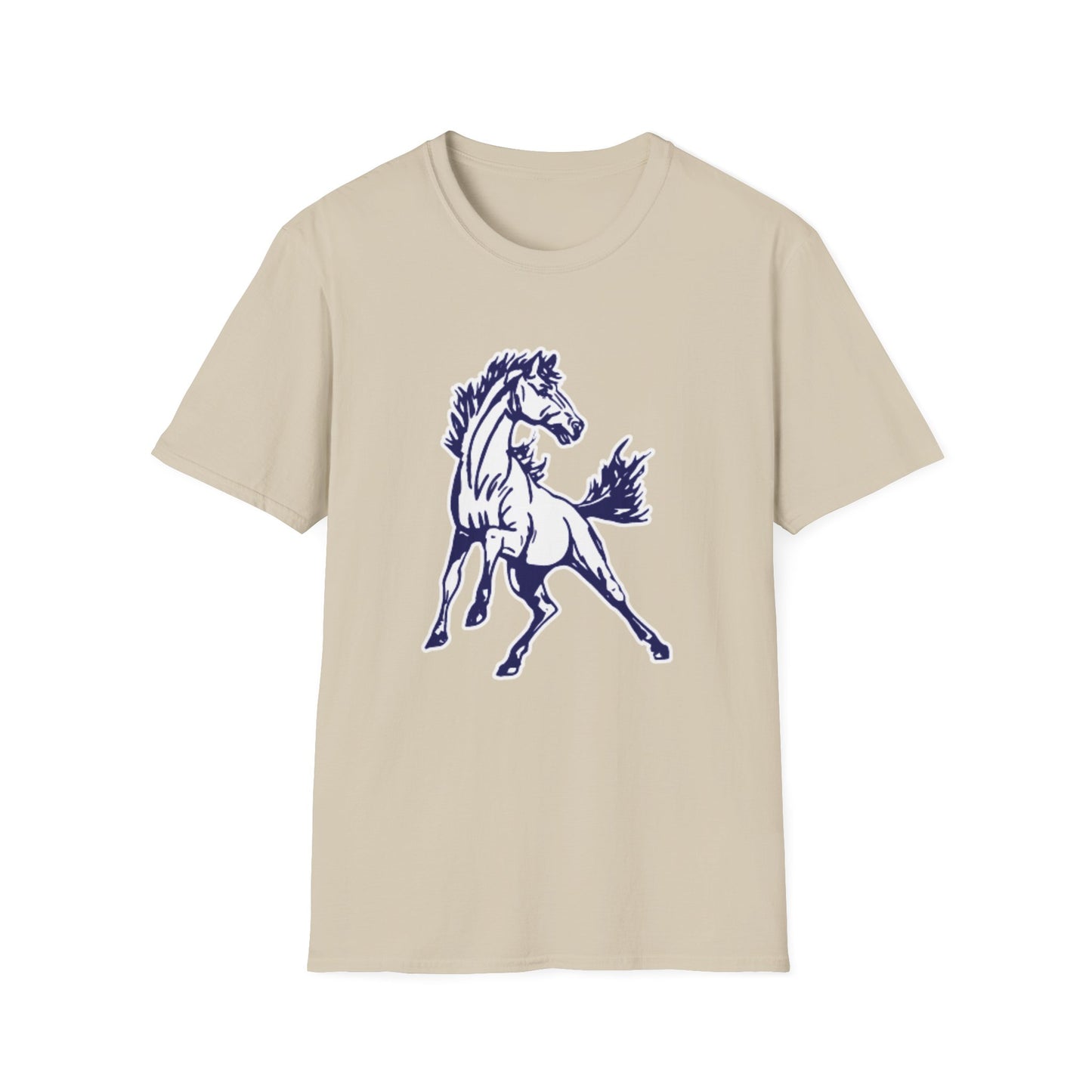 Horse Graphic Unisex Softstyle T-Shirt, Equestrian Gift, Animal Lover Tee, Casual Wear, Unique Horse Lover Shirt