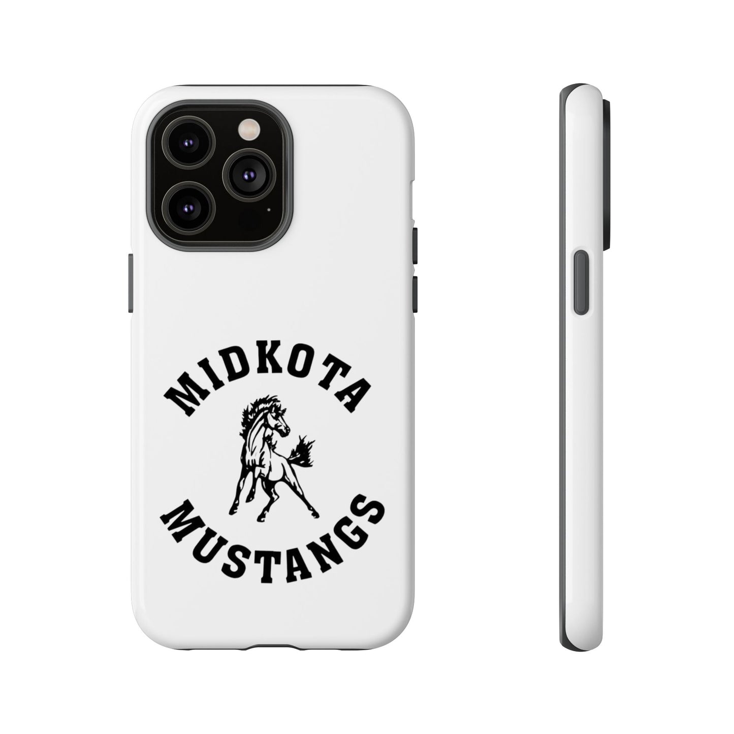 Midkota Mustangs Phone Case | Tough Cases, Customizable, Horse Lover Gift, School Spirit, Durable Protection for All Occasions