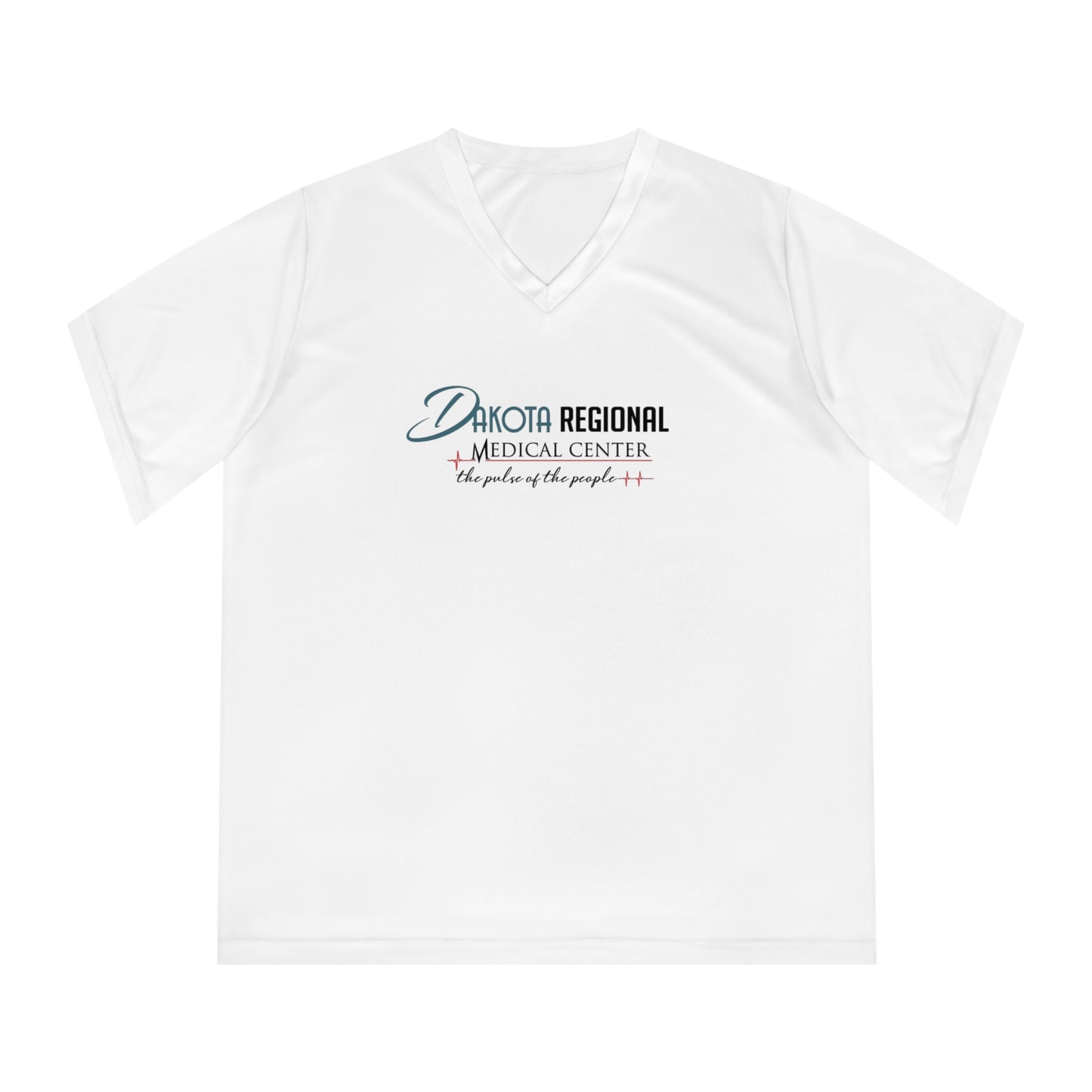 Women's V-Neck Performance Tee - Dakota Regional Medical Center, Workout Shirt, Sportswear, Fitness Apparel, Gift for Healthcare Workers