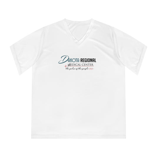 Women's V-Neck Performance Tee - Dakota Regional Medical Center, Workout Shirt, Sportswear, Fitness Apparel, Gift for Healthcare Workers