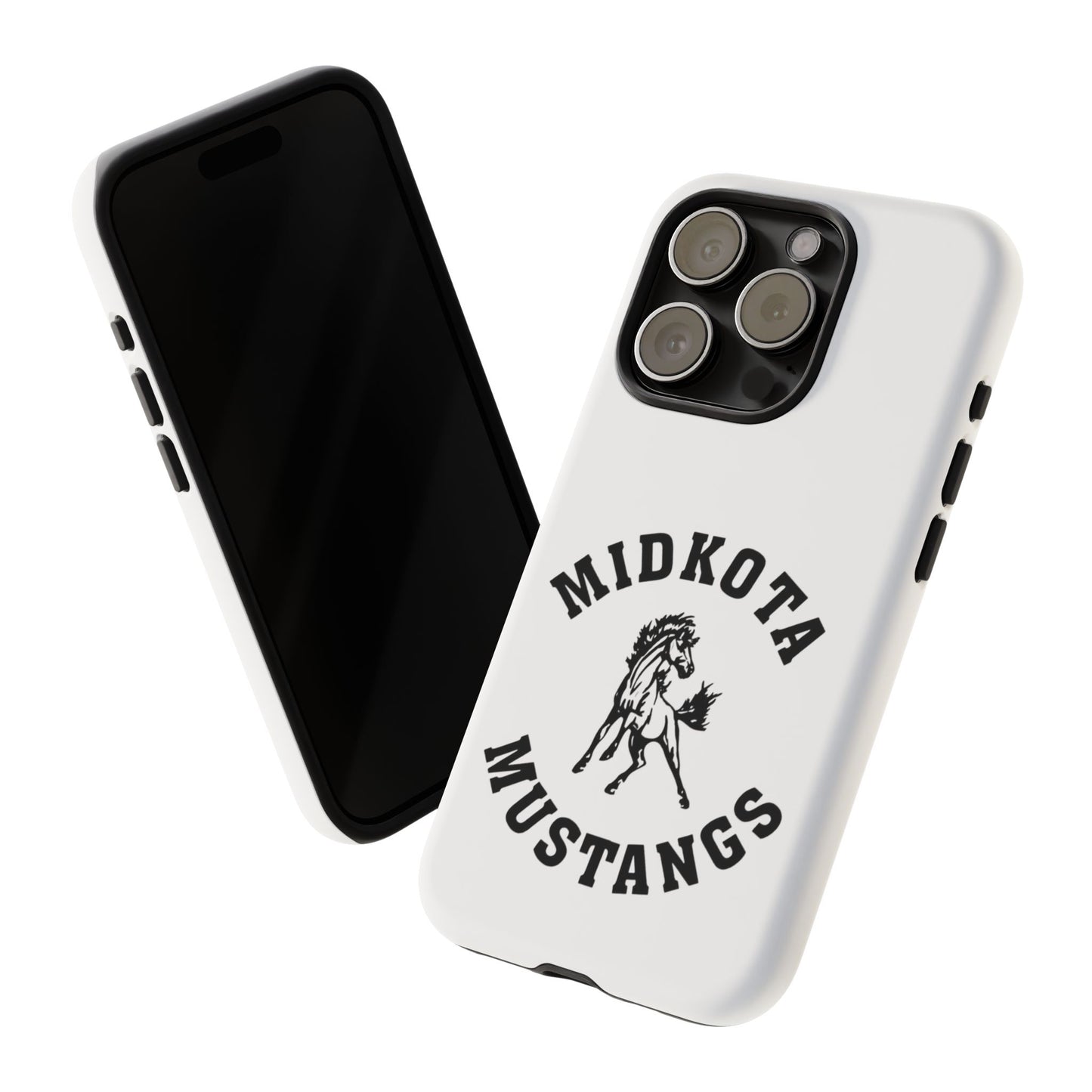 Midkota Mustangs Phone Case | Tough Cases, Customizable, Horse Lover Gift, School Spirit, Durable Protection for All Occasions