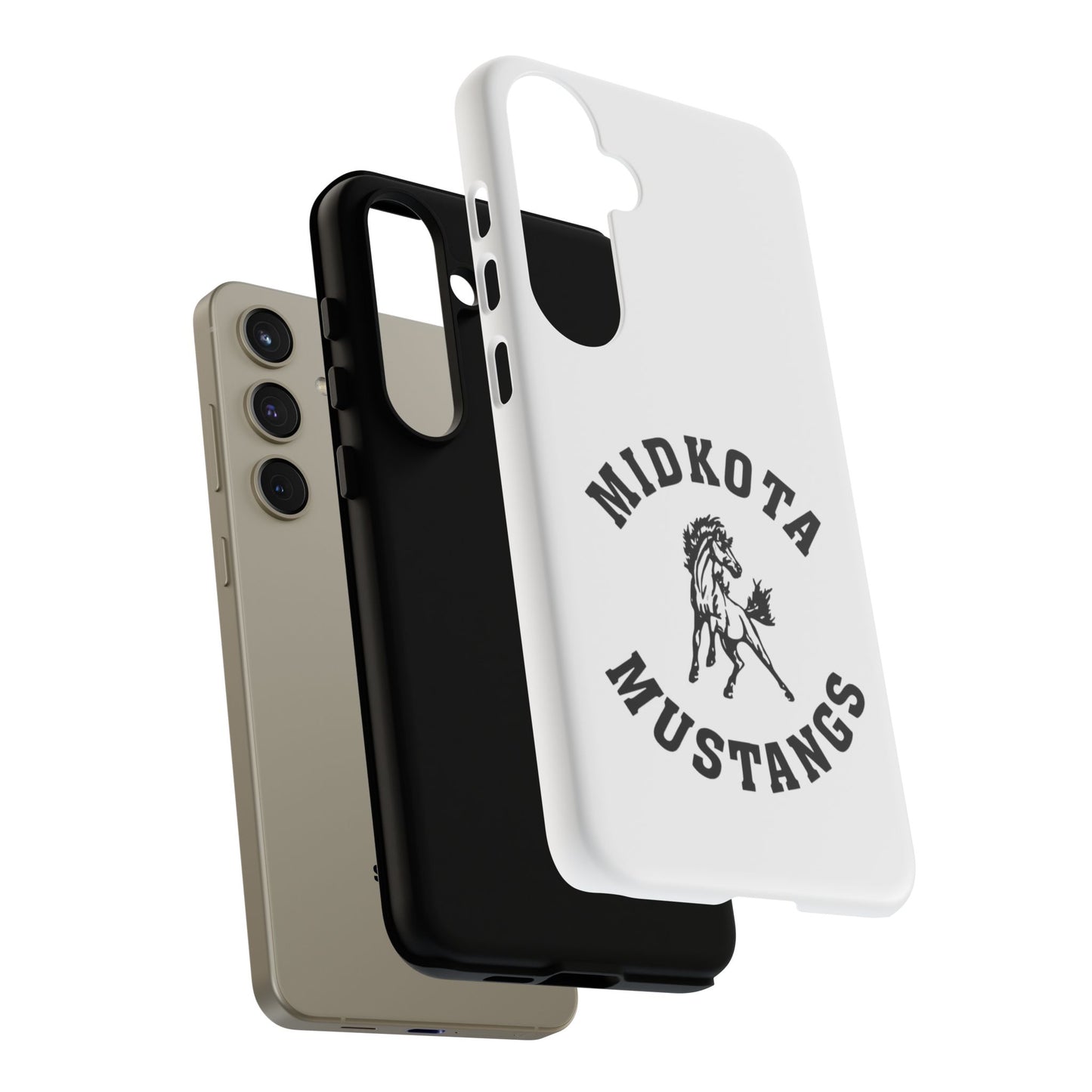 Midkota Mustangs Phone Case | Tough Cases, Customizable, Horse Lover Gift, School Spirit, Durable Protection for All Occasions