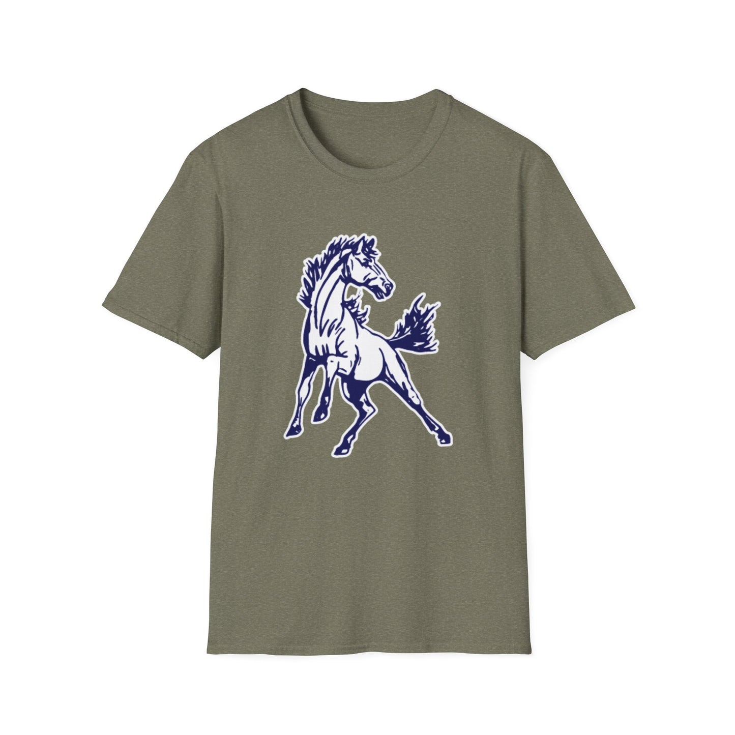 Horse Graphic Unisex Softstyle T-Shirt, Equestrian Gift, Animal Lover Tee, Casual Wear, Unique Horse Lover Shirt