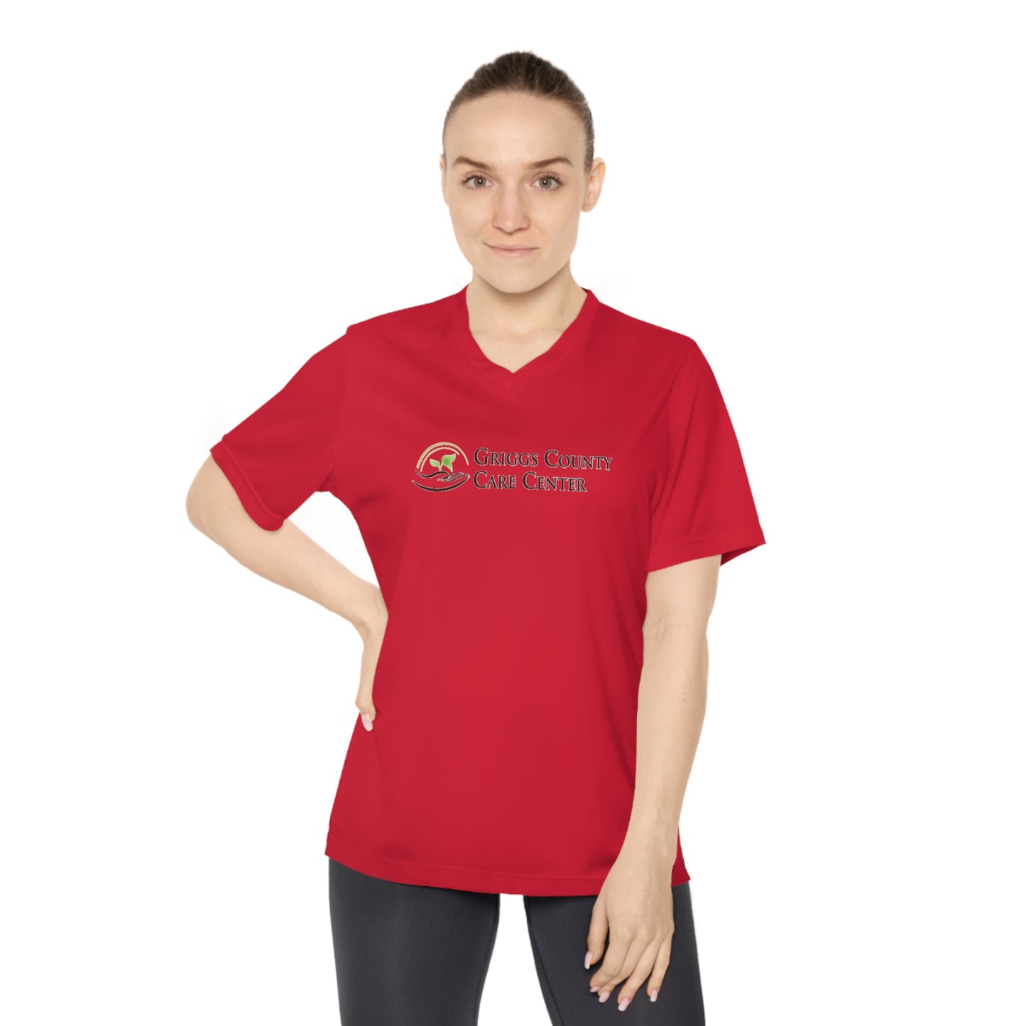 Comfortable Women's Performance V-Neck T-Shirt for Active Living, Workout Tee, Fitness Apparel, Gift for Her, Casual Wear