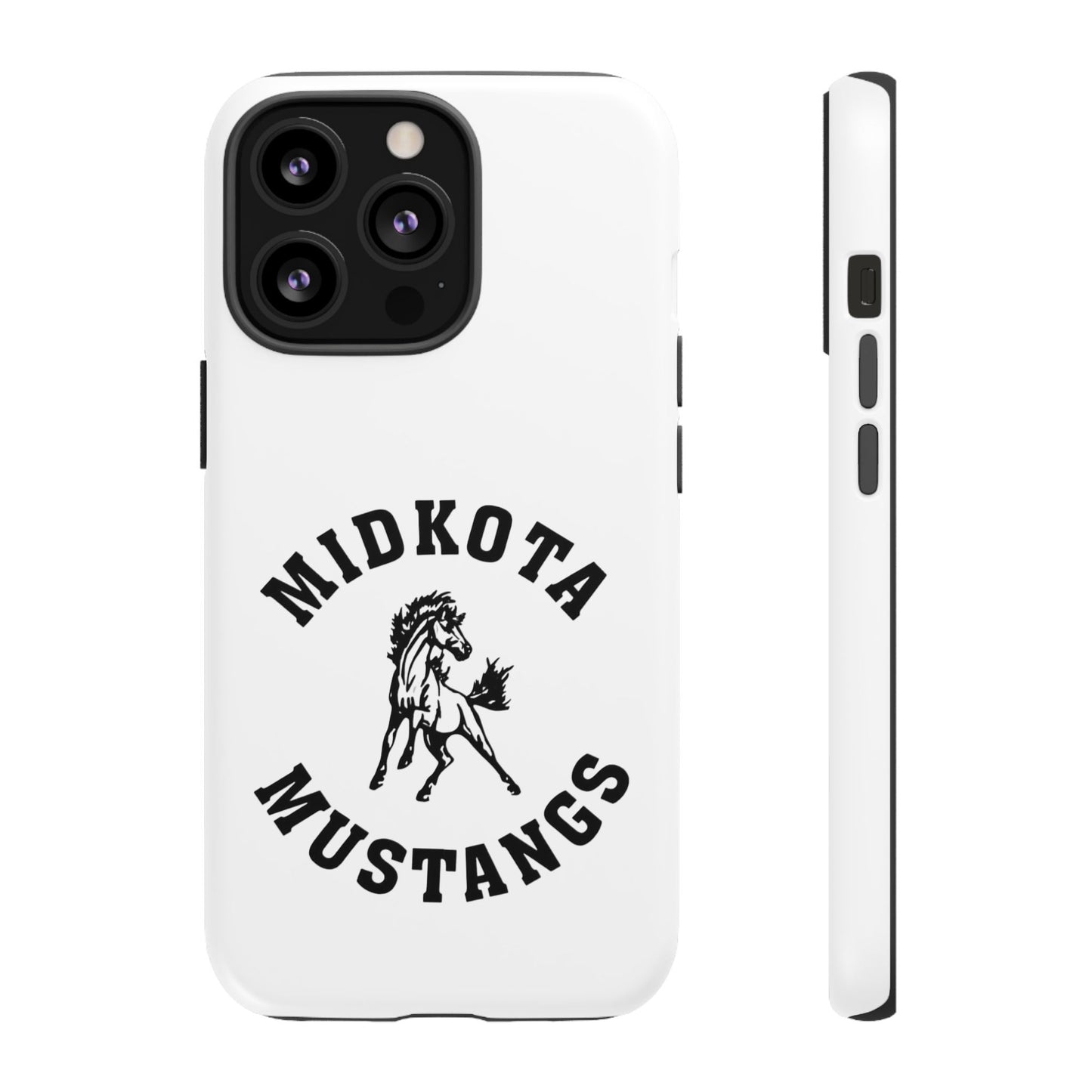 Midkota Mustangs Phone Case | Tough Cases, Customizable, Horse Lover Gift, School Spirit, Durable Protection for All Occasions