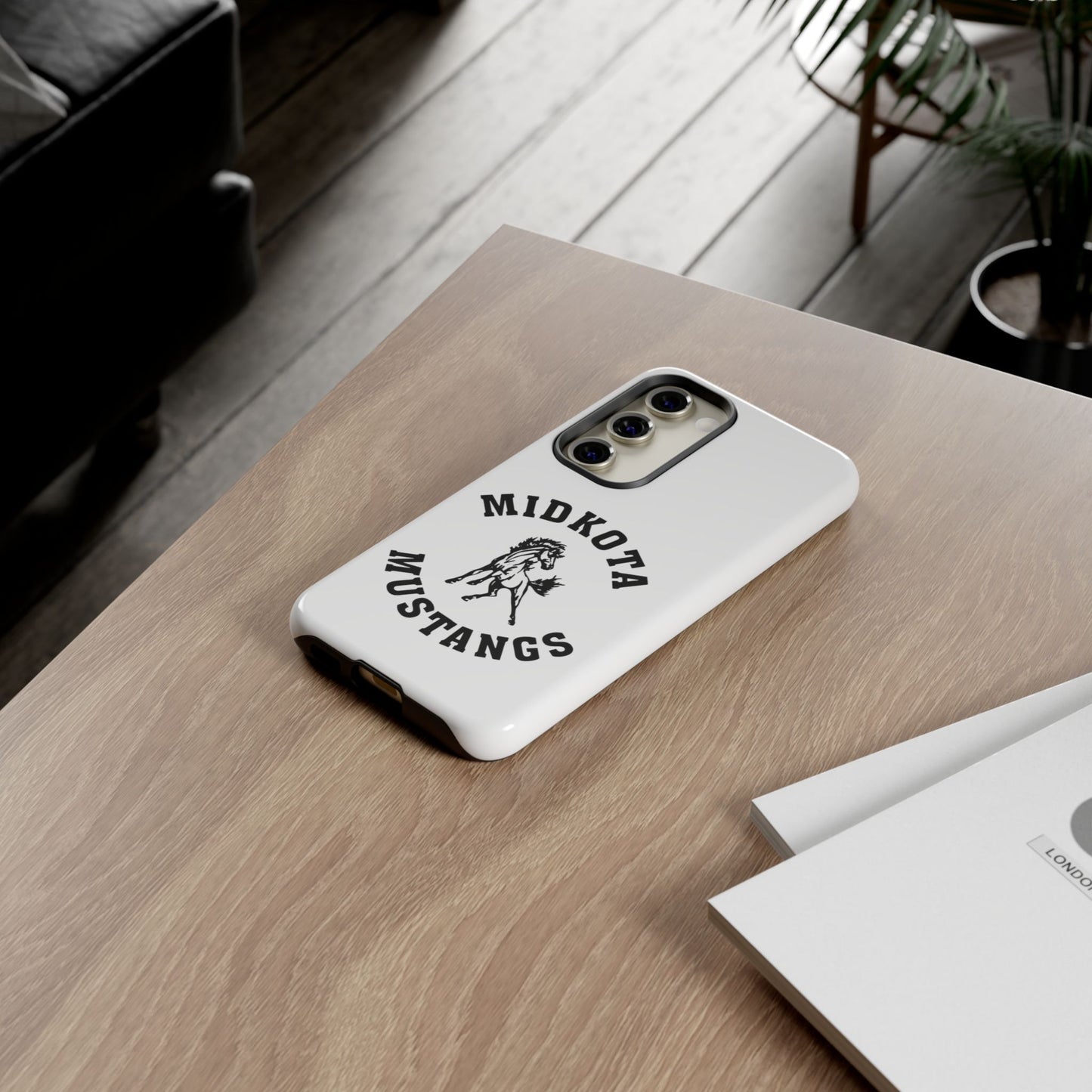 Midkota Mustangs Phone Case | Tough Cases, Customizable, Horse Lover Gift, School Spirit, Durable Protection for All Occasions