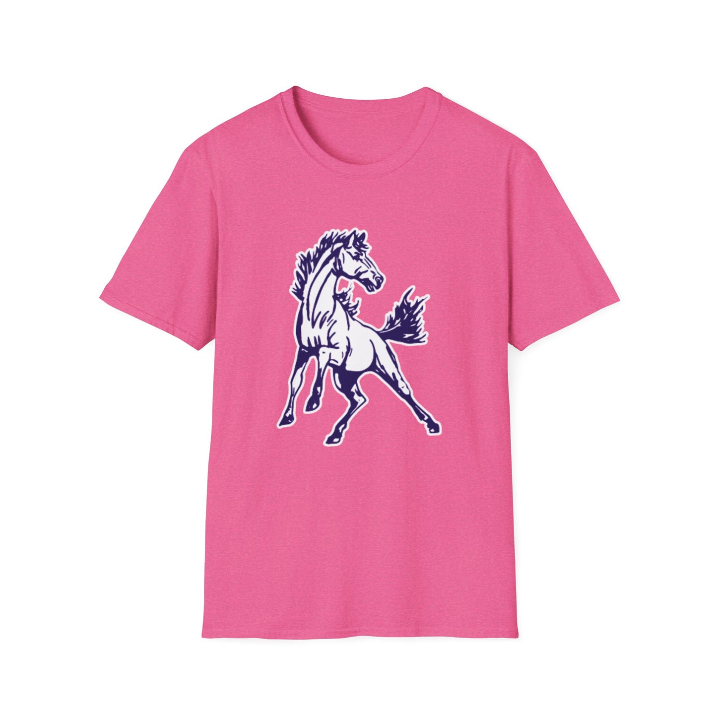 Horse Graphic Unisex Softstyle T-Shirt, Equestrian Gift, Animal Lover Tee, Casual Wear, Unique Horse Lover Shirt