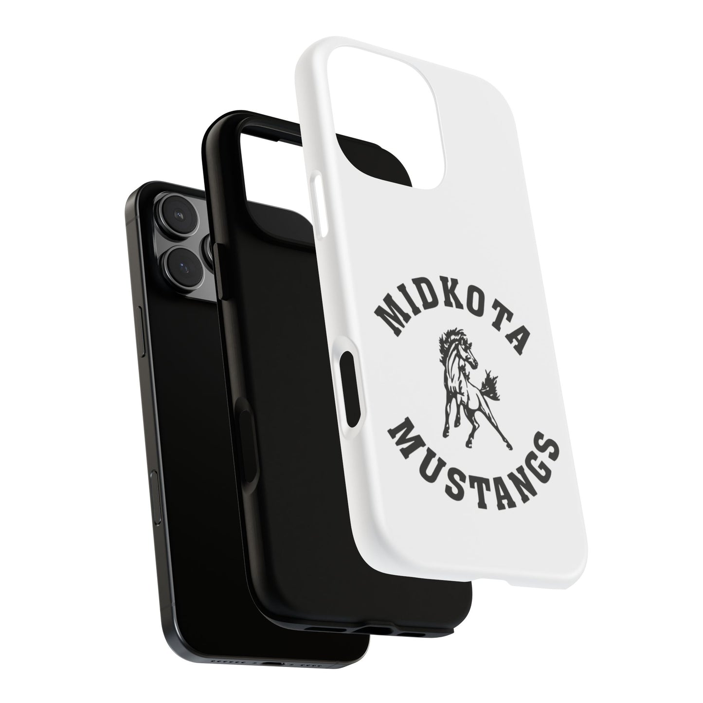 Midkota Mustangs Phone Case | Tough Cases, Customizable, Horse Lover Gift, School Spirit, Durable Protection for All Occasions
