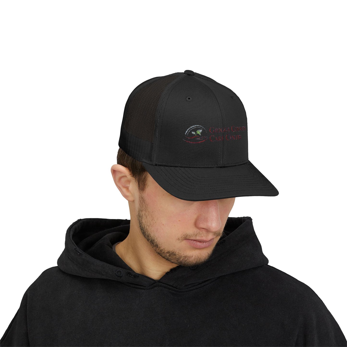 Trendy Gray Snapback Trucker Cap for Everyday Style, Gifts for Him, Custom Hats for Events, Outdoor Accessories, Casual Wear