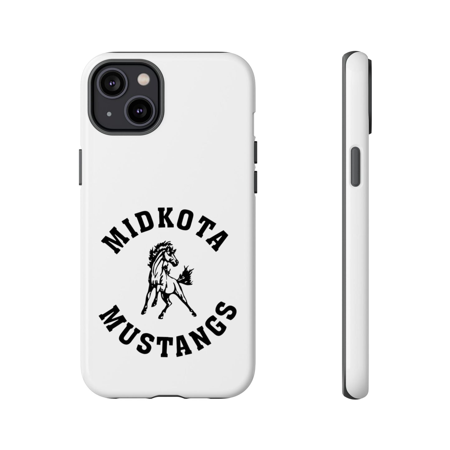 Midkota Mustangs Phone Case | Tough Cases, Customizable, Horse Lover Gift, School Spirit, Durable Protection for All Occasions