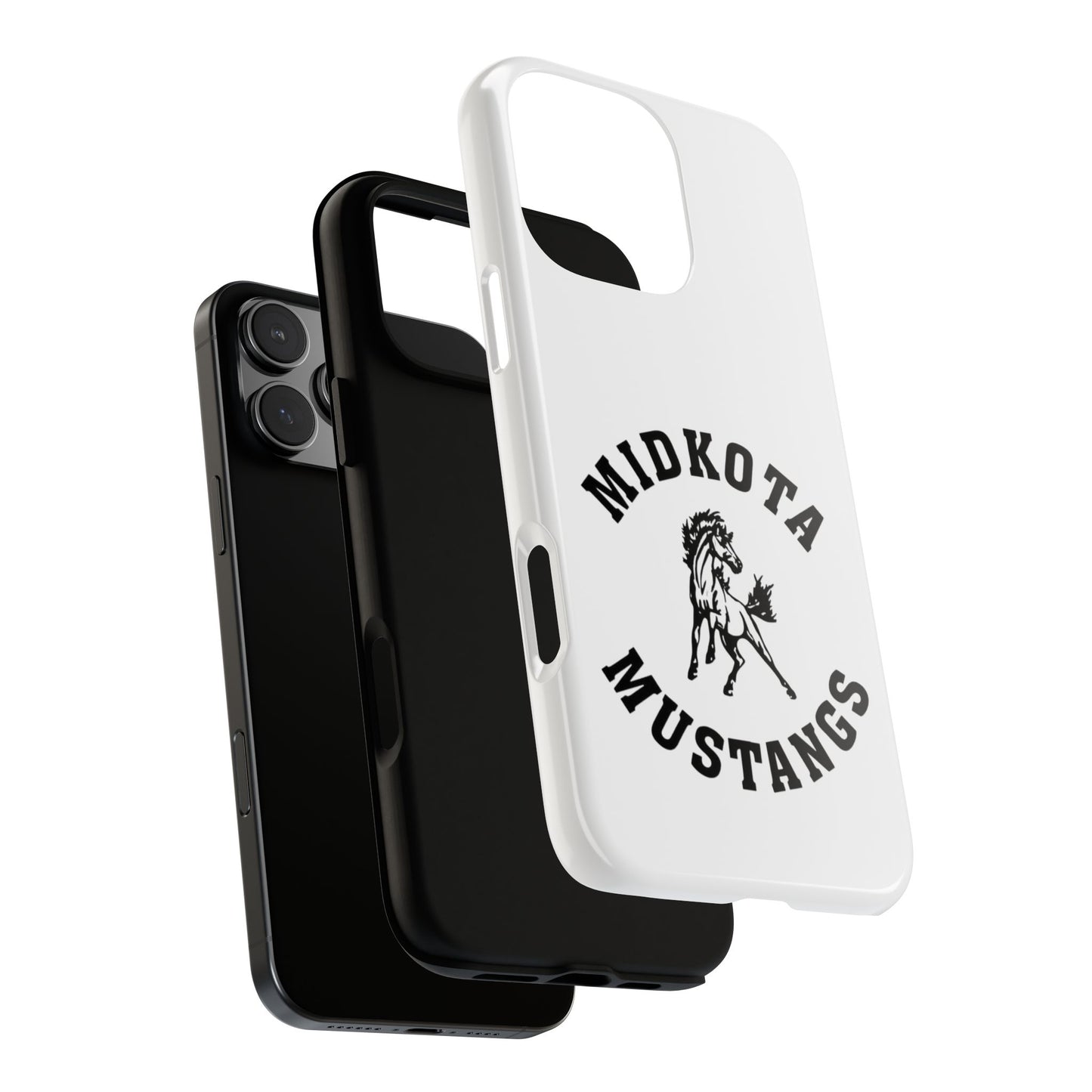 Midkota Mustangs Phone Case | Tough Cases, Customizable, Horse Lover Gift, School Spirit, Durable Protection for All Occasions