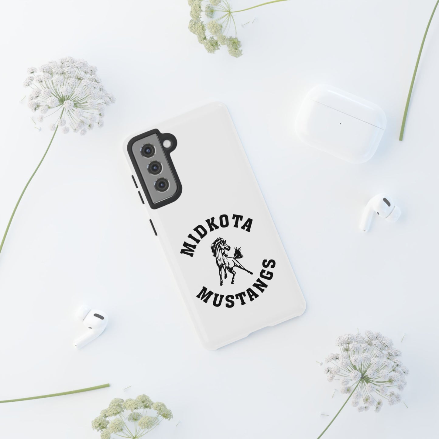 Midkota Mustangs Phone Case | Tough Cases, Customizable, Horse Lover Gift, School Spirit, Durable Protection for All Occasions